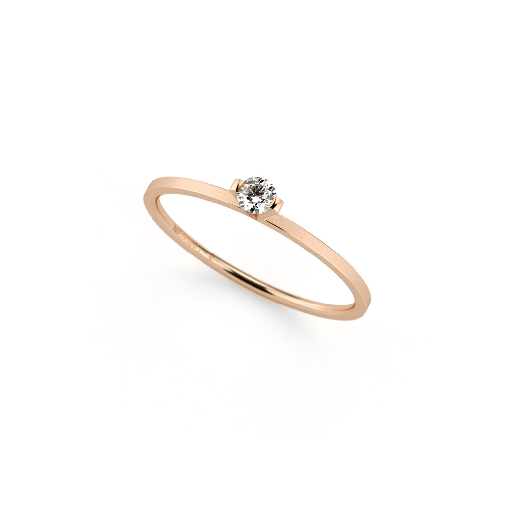 Niessing Princess Ring - N301960-0.08ct (08ct-gvs2-velvet-fr) mit Diamant