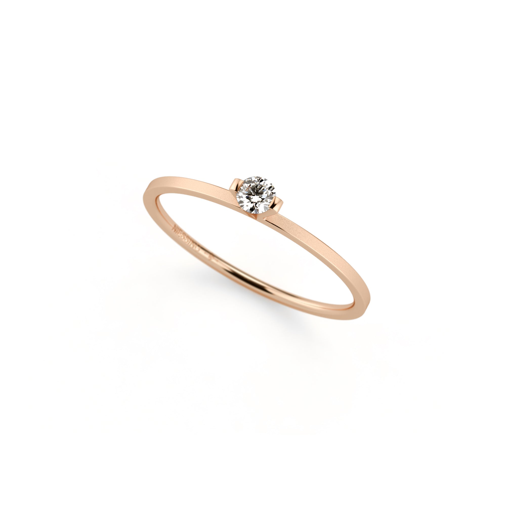 Niessing Princess Ring - N301960-0.08ct (08ct-gvs2-velvet-fr) mit Diamant