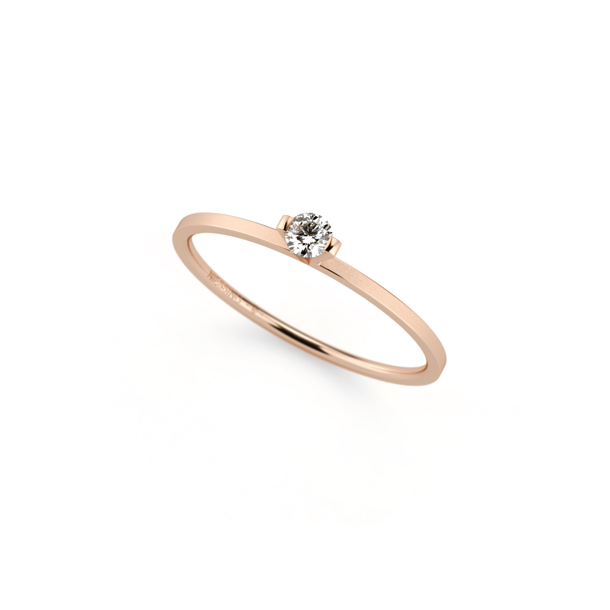 Niessing Princess Ring - N301960-0.08ct (08ct-gvs2-velvet-rw) mit Diamant