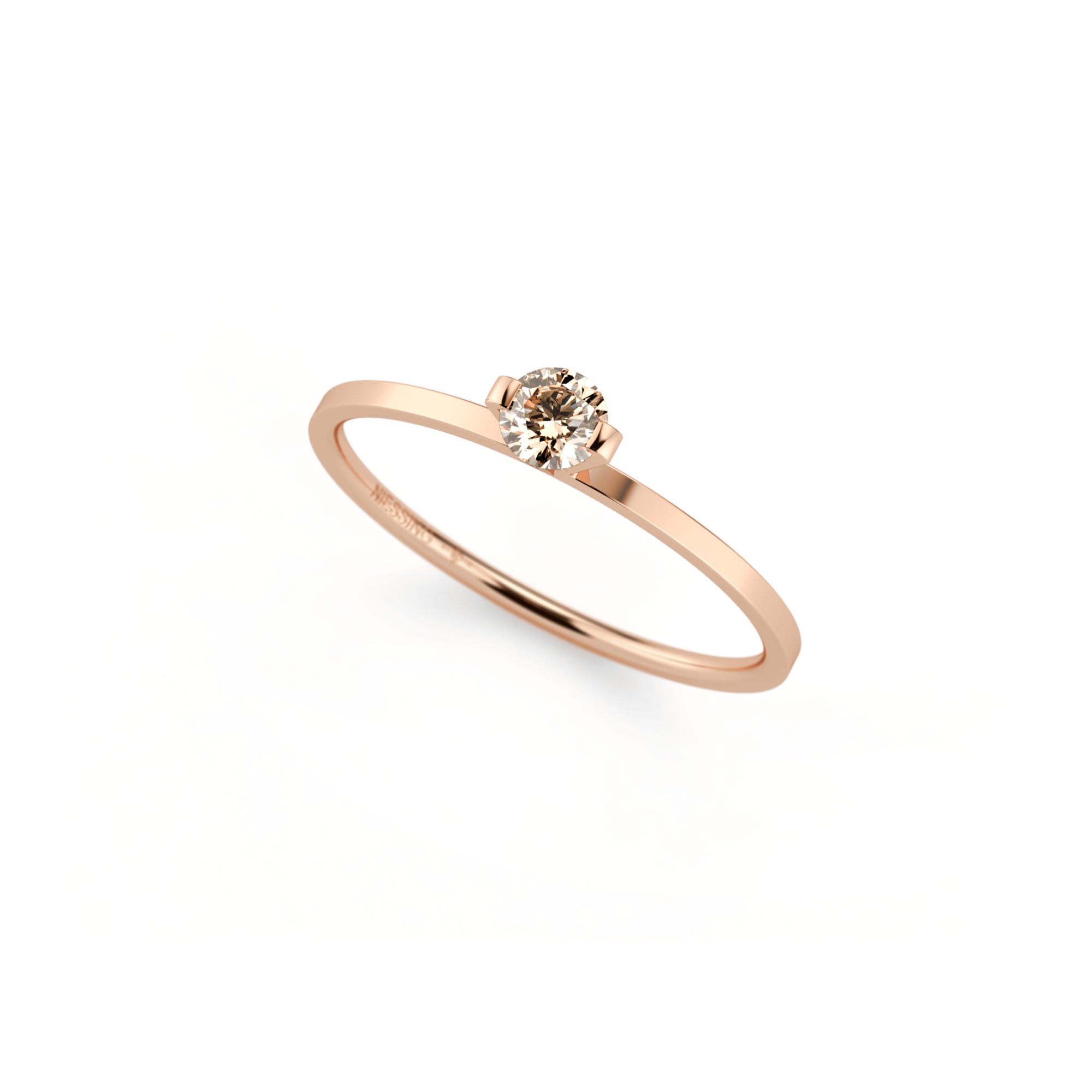 Niessing Princess Ring - N301960-0.16ct (16ct-cinnamon-gloss-cr) mit Diamant