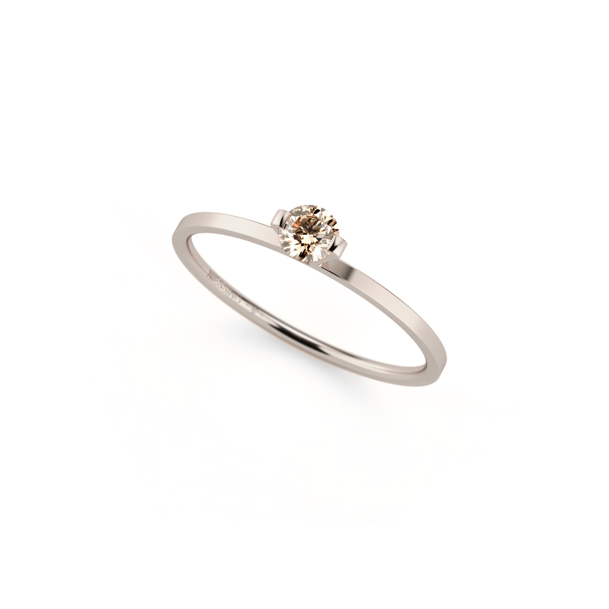Niessing Princess Ring - N301960-0.16ct (16ct-cinnamon-gloss-fg) mit Diamant