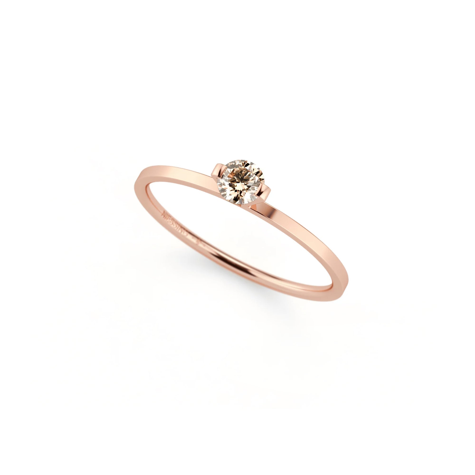 Niessing Princess Ring - N301960-0.16ct (16ct-cinnamon-gloss-sug) mit Diamant