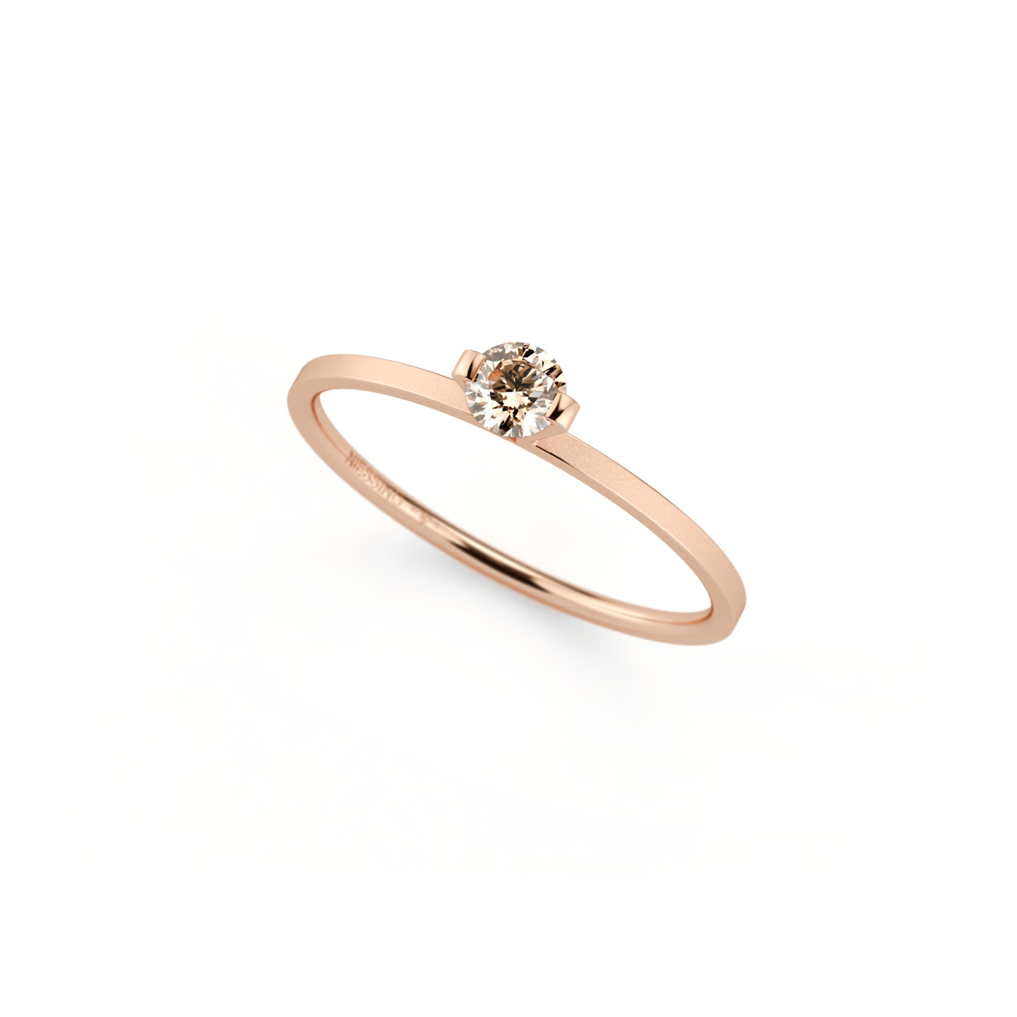 Niessing Princess Ring - N301960-0.16ct (16ct-cinnamon-velvet-cr) mit Diamant