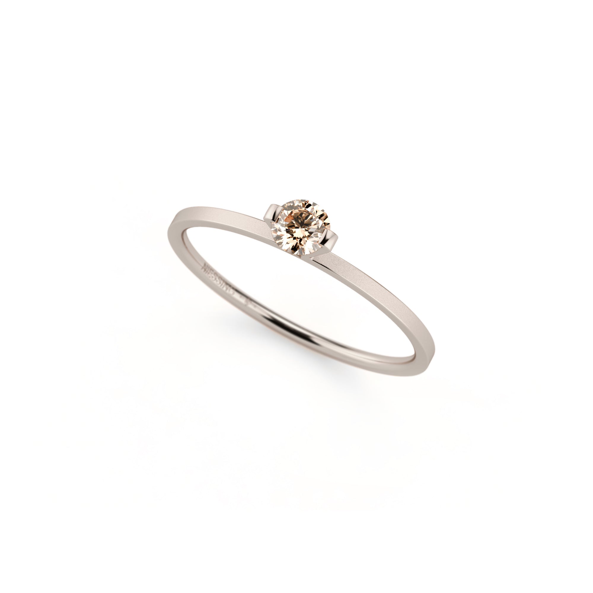Niessing Princess Ring - N301960-0.16ct (16ct-cinnamon-velvet-fg) mit Diamant