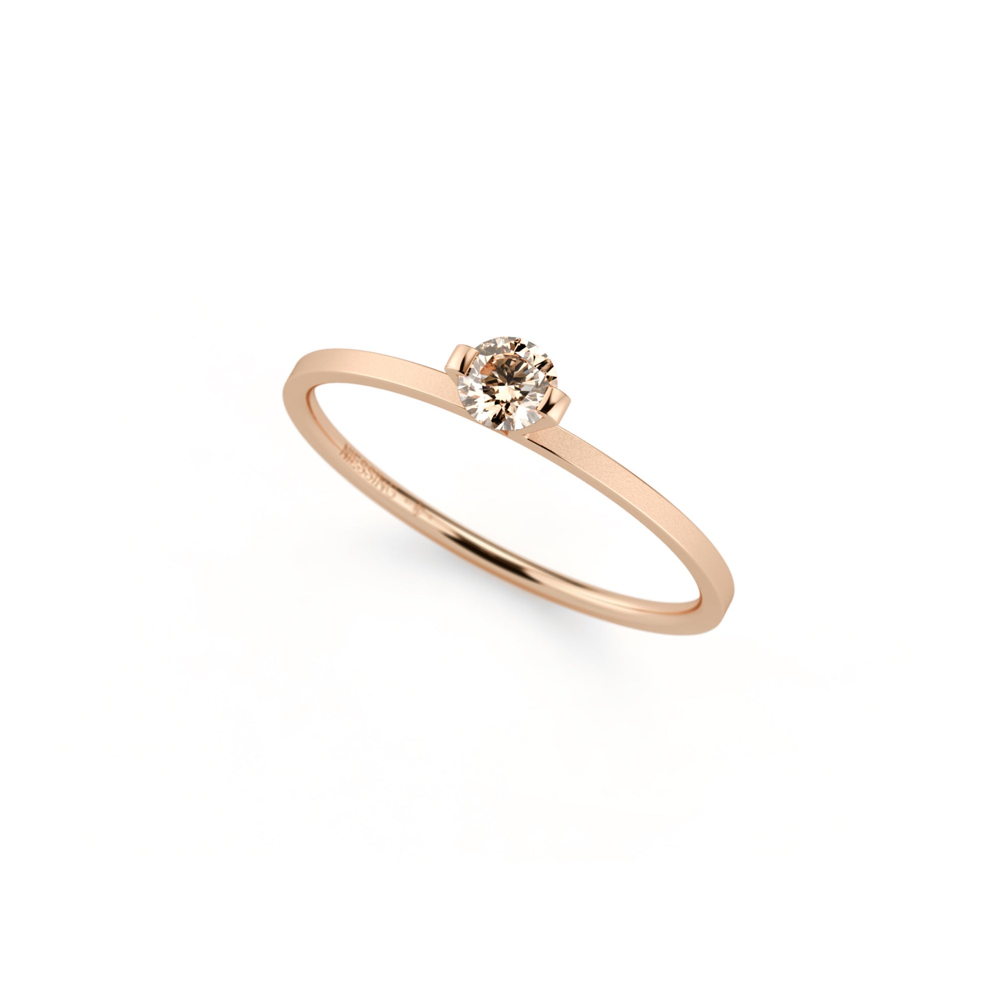 Niessing Princess Ring - N301960-0.16ct (16ct-cinnamon-velvet-fr) mit Diamant