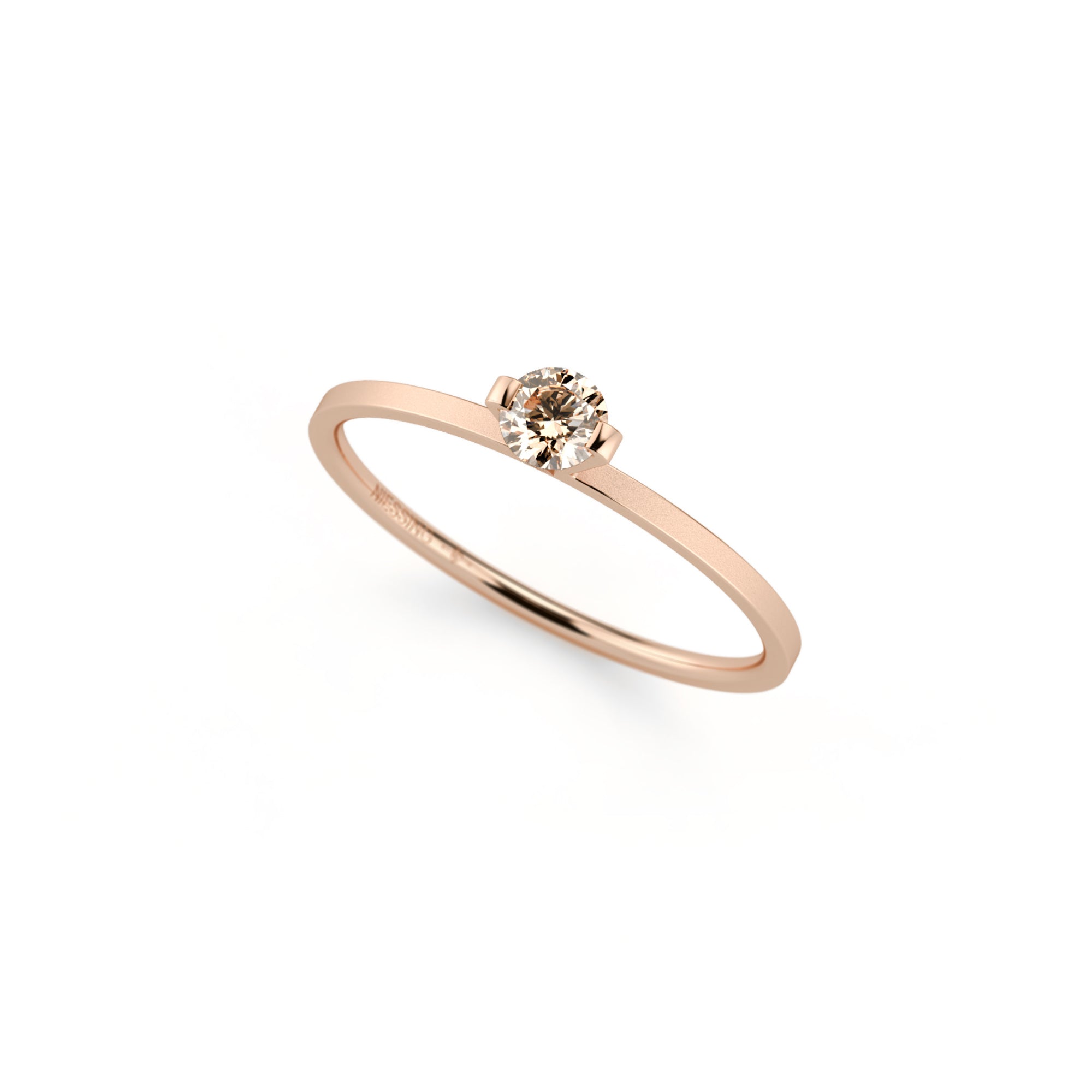 Niessing Princess Ring - N301960-0.16ct (16ct-cinnamon-velvet-rw) mit Diamant
