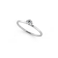 Niessing Princess Ring - N301960-0.16ct (16ct-gvs2-gloss-pt) aus Platin mit Diamant