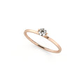 Niessing Princess Ring - N301960-0.16ct (16ct-gvs2-gloss-rw) mit Diamant