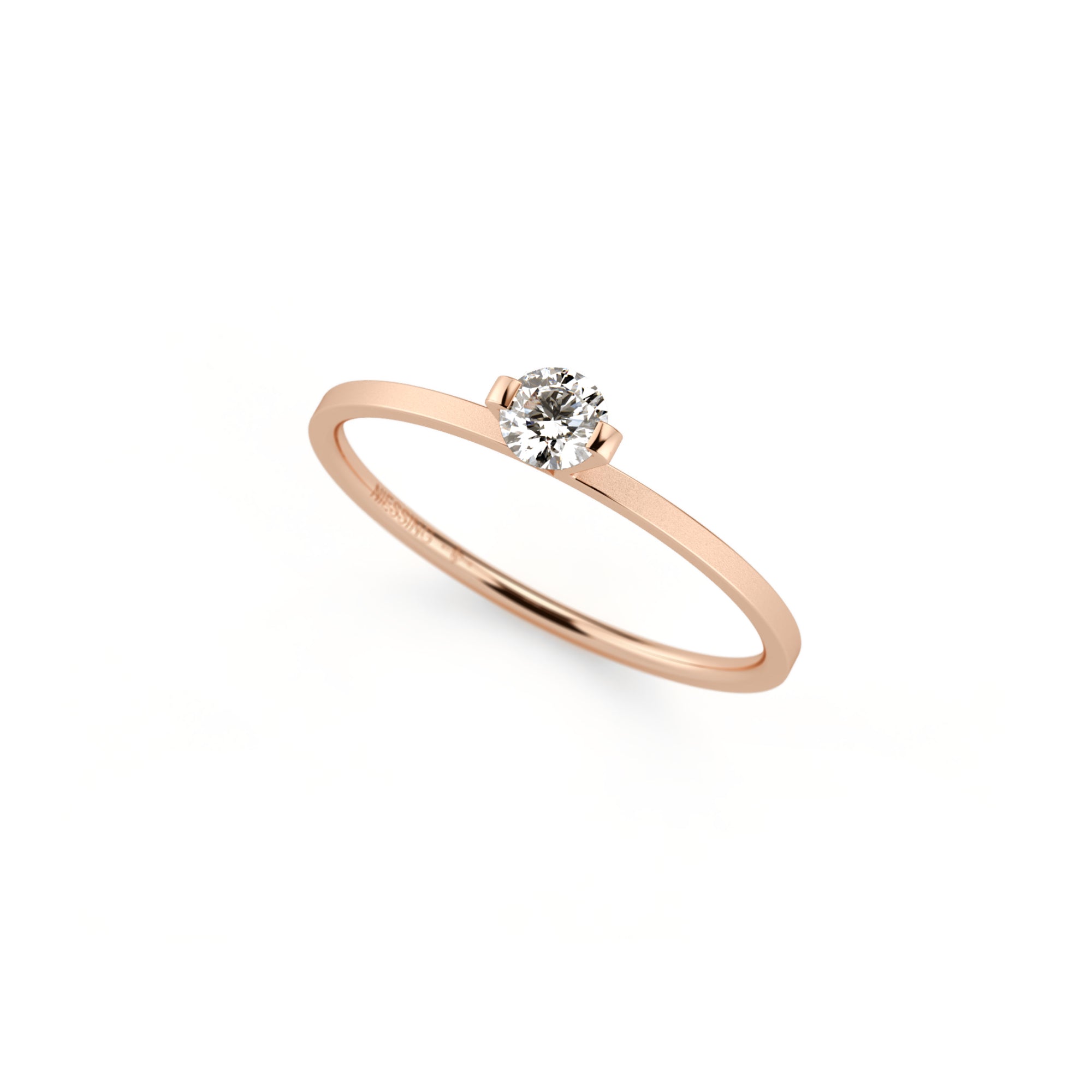 Niessing Princess Ring - N301960-0.16ct (16ct-gvs2-velvet-cr) mit Diamant