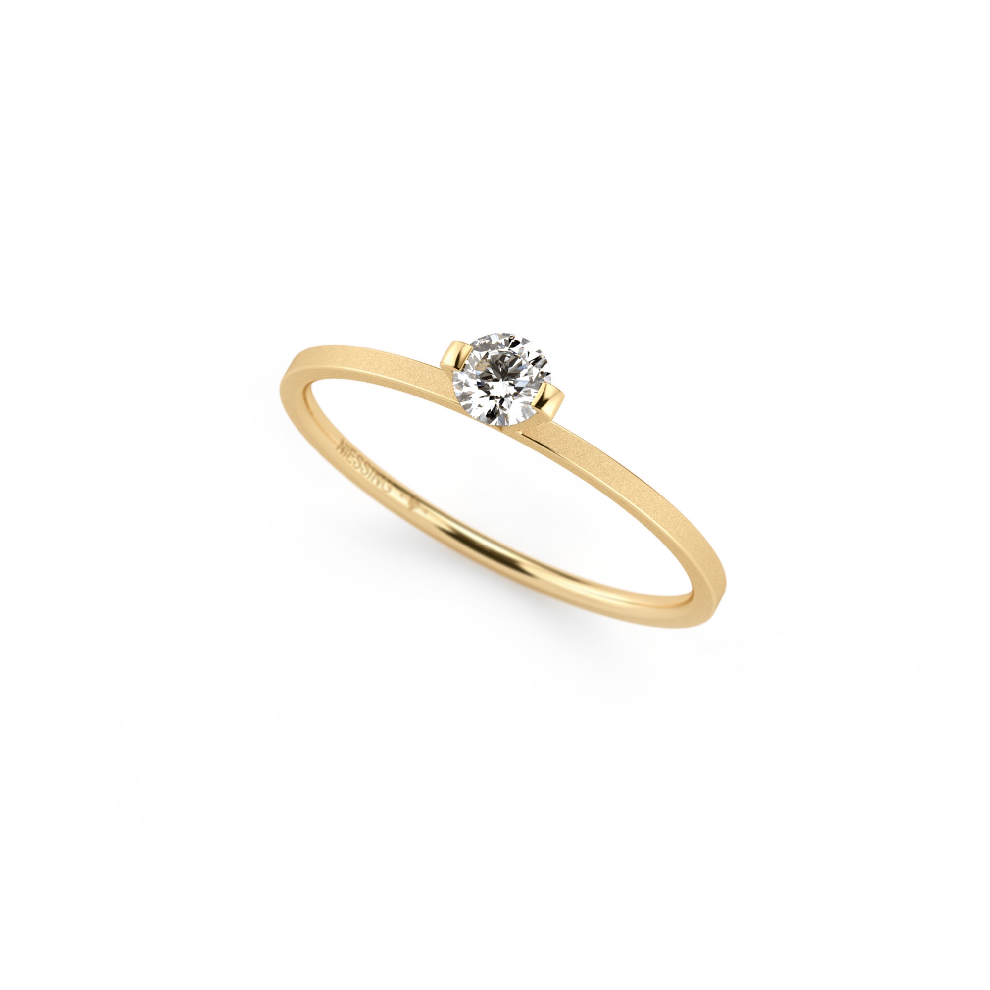 Niessing Princess Ring - N301960-0.16ct (16ct-gvs2-velvet-cy) mit Diamant