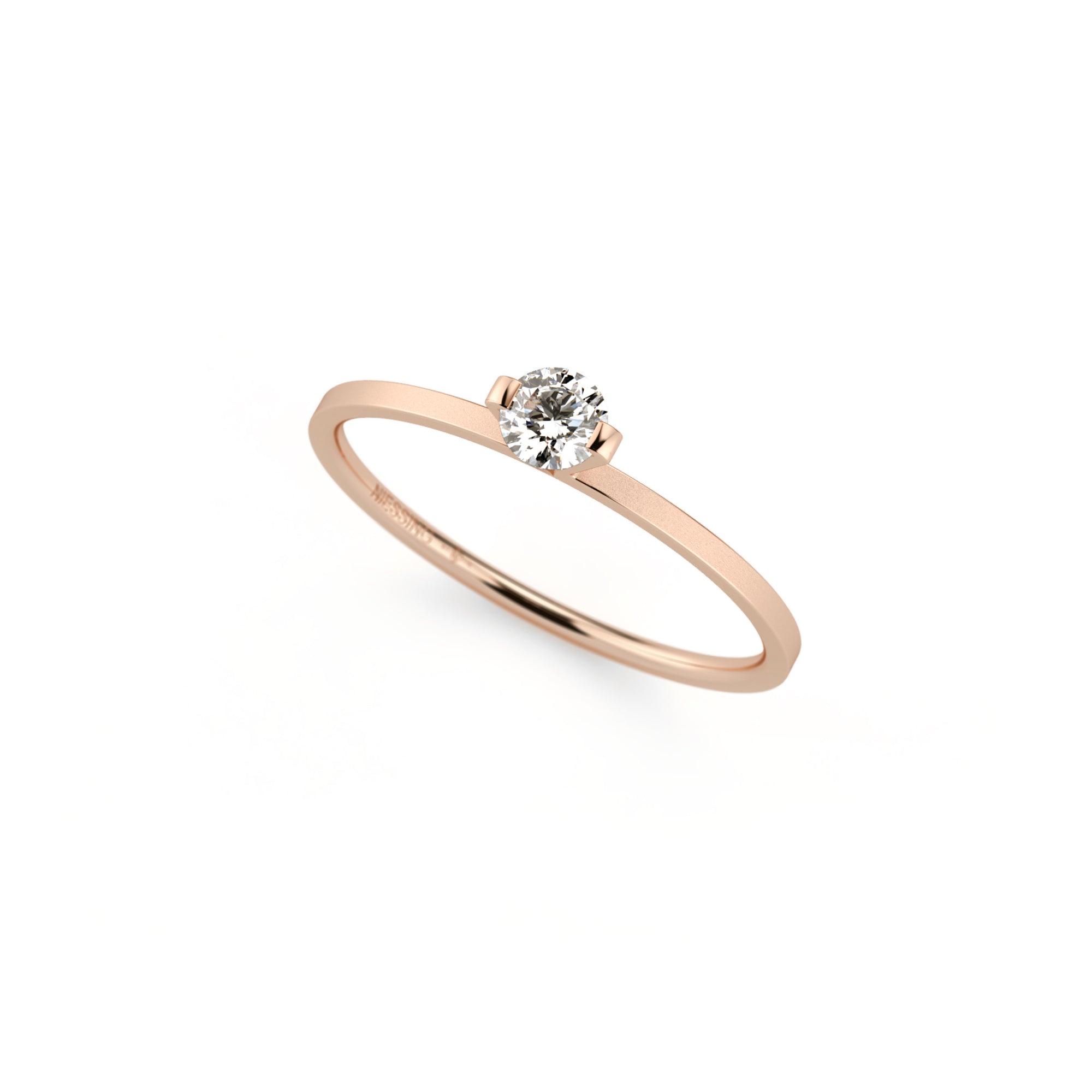Niessing Princess Ring - N301960-0.16ct (16ct-gvs2-velvet-rw) mit Diamant