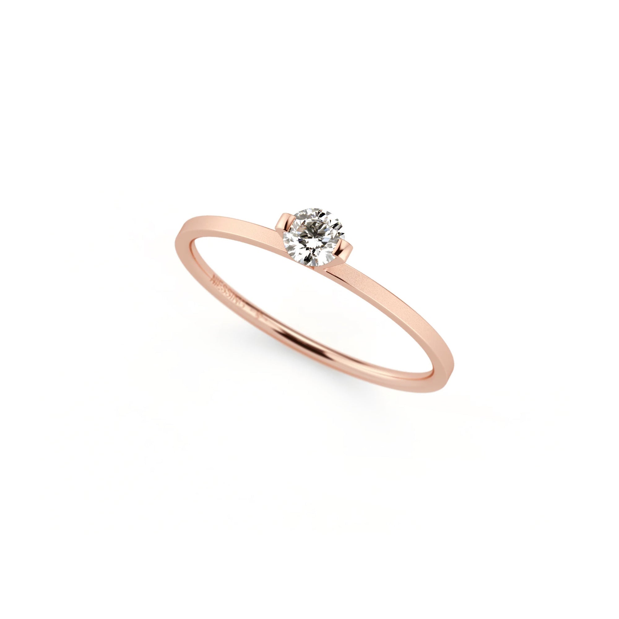 Niessing Princess Ring - N301960-0.16ct (16ct-gvs2-velvet-sug) mit Diamant