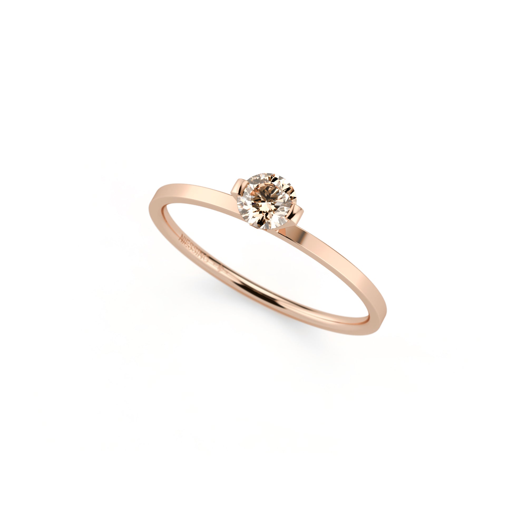 Niessing Princess Ring - N301960-0.23ct (23ct-cinnamon-gloss-rw) mit Diamant