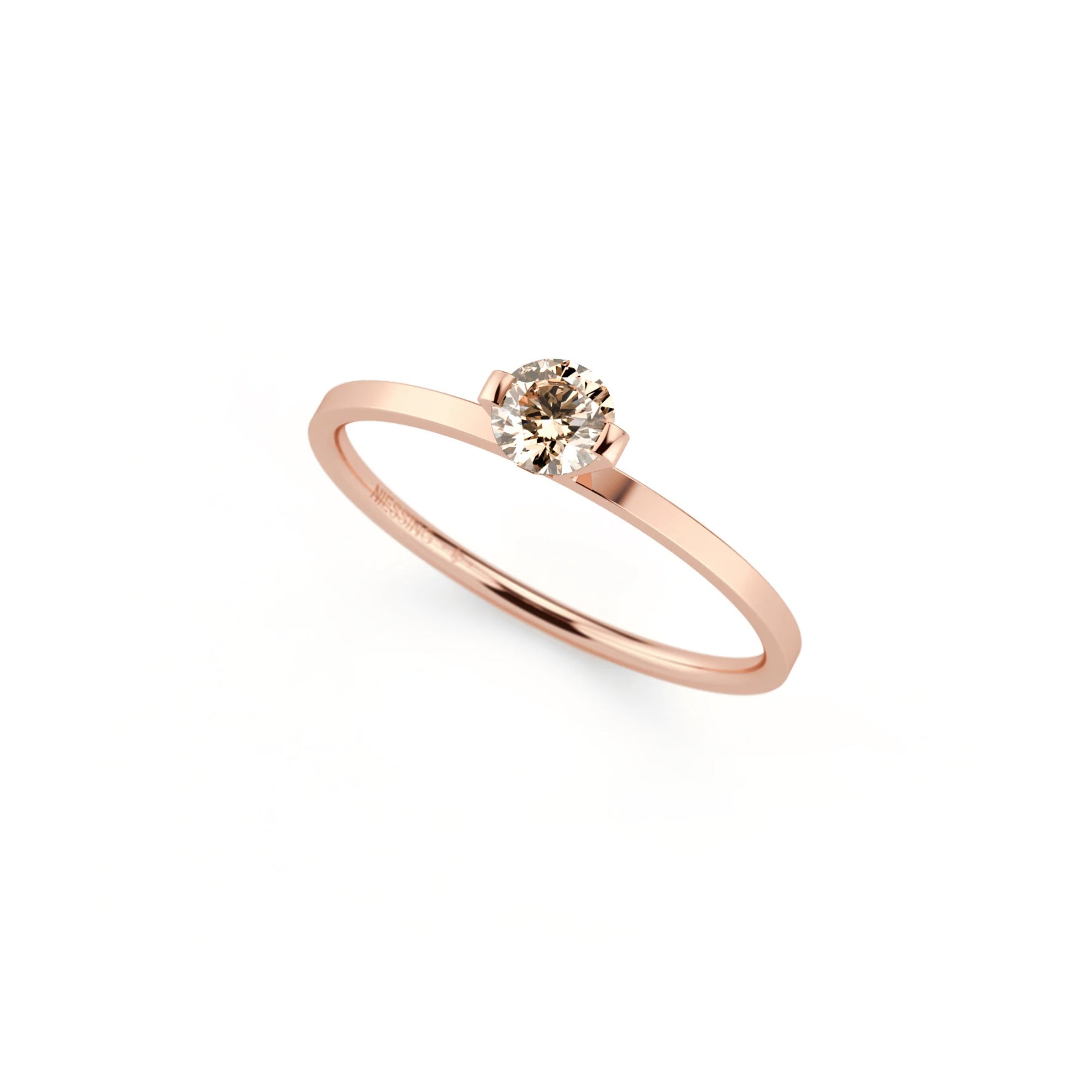 Niessing Princess Ring - N301960-0.23ct (23ct-cinnamon-gloss-sug) mit Diamant