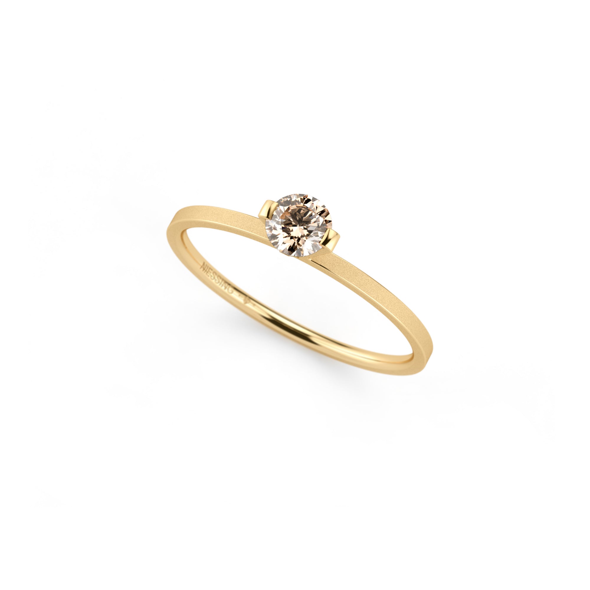 Niessing Princess Ring - N301960-0.23ct (23ct-cinnamon-velvet-cy) mit Diamant