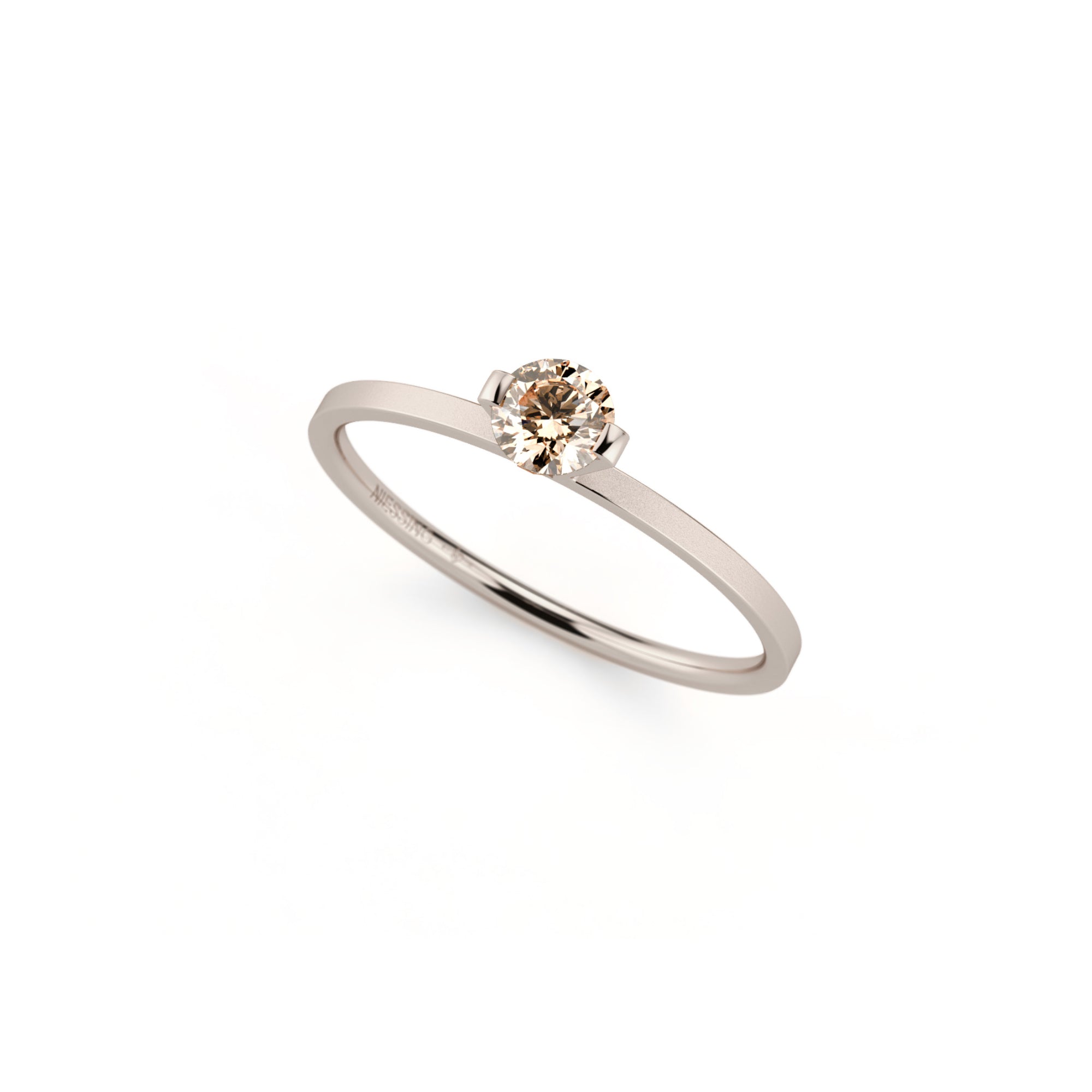 Niessing Princess Ring - N301960-0.23ct (23ct-cinnamon-velvet-fg) mit Diamant