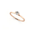 Niessing Princess Ring - N301960-0.23ct (23ct-gvs2-gloss-cr) mit Diamant