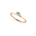 Niessing Princess Ring - N301960-0.23ct (23ct-gvs2-gloss-fr) mit Diamant