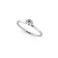 Niessing Princess Ring - N301960-0.23ct (23ct-gvs2-gloss-pt) aus Platin mit Diamant