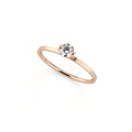 Niessing Princess Ring - N301960-0.23ct (23ct-gvs2-gloss-rw) mit Diamant