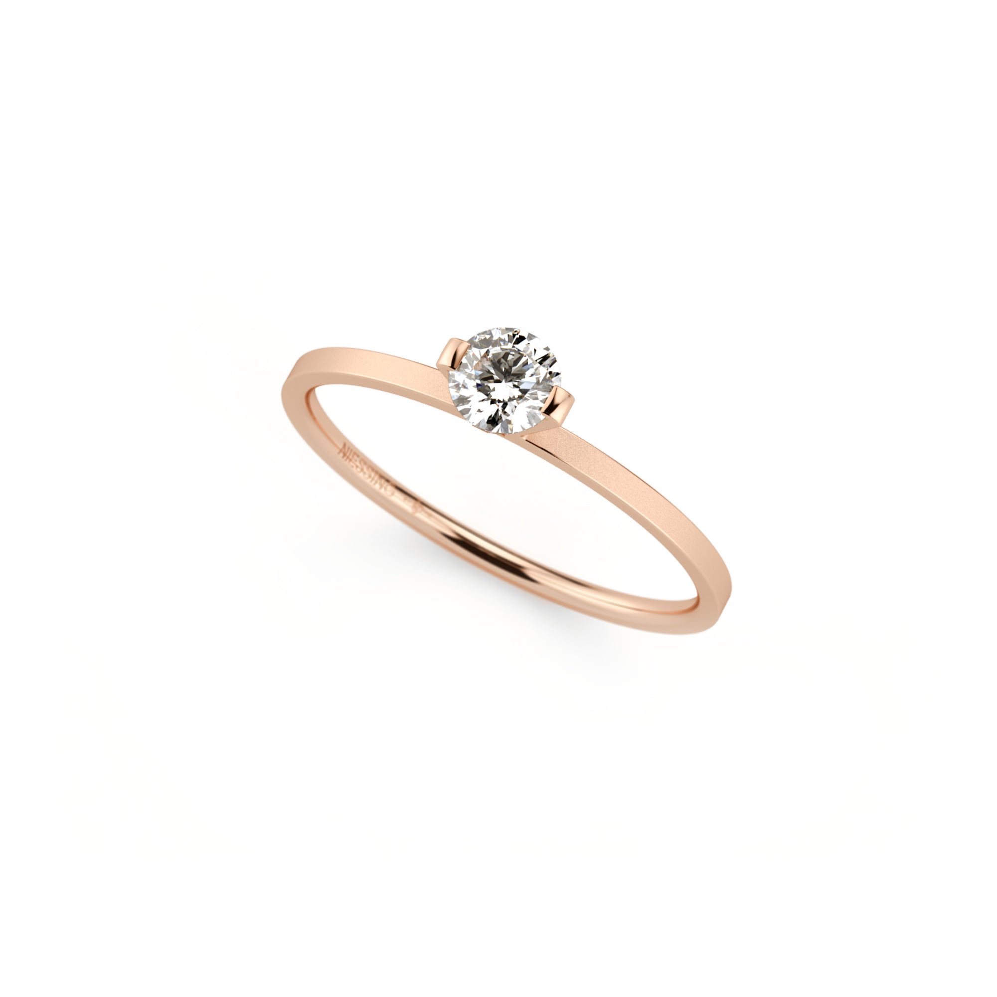 Niessing Princess Ring - N301960-0.23ct (23ct-gvs2-velvet-cr) mit Diamant