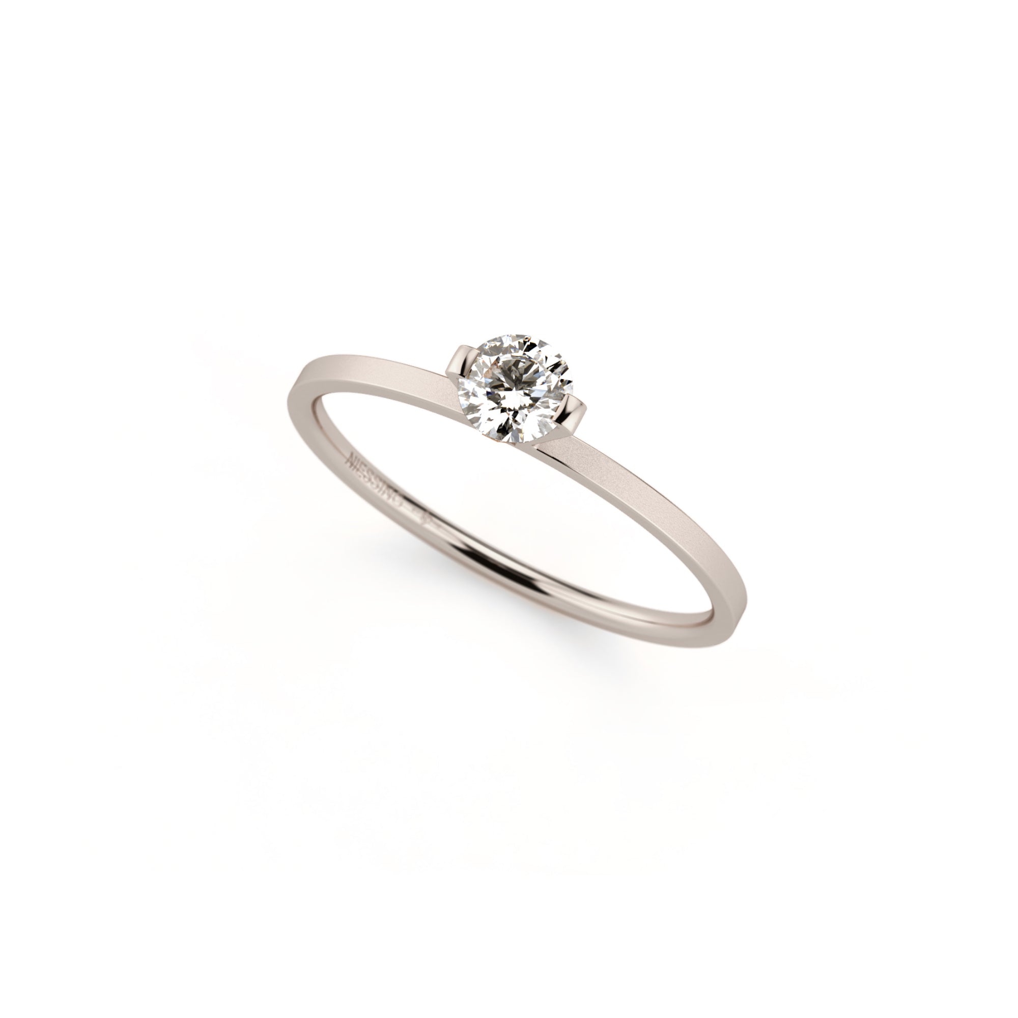 Niessing Princess Ring - N301960-0.23ct (23ct-gvs2-velvet-fg) mit Diamant