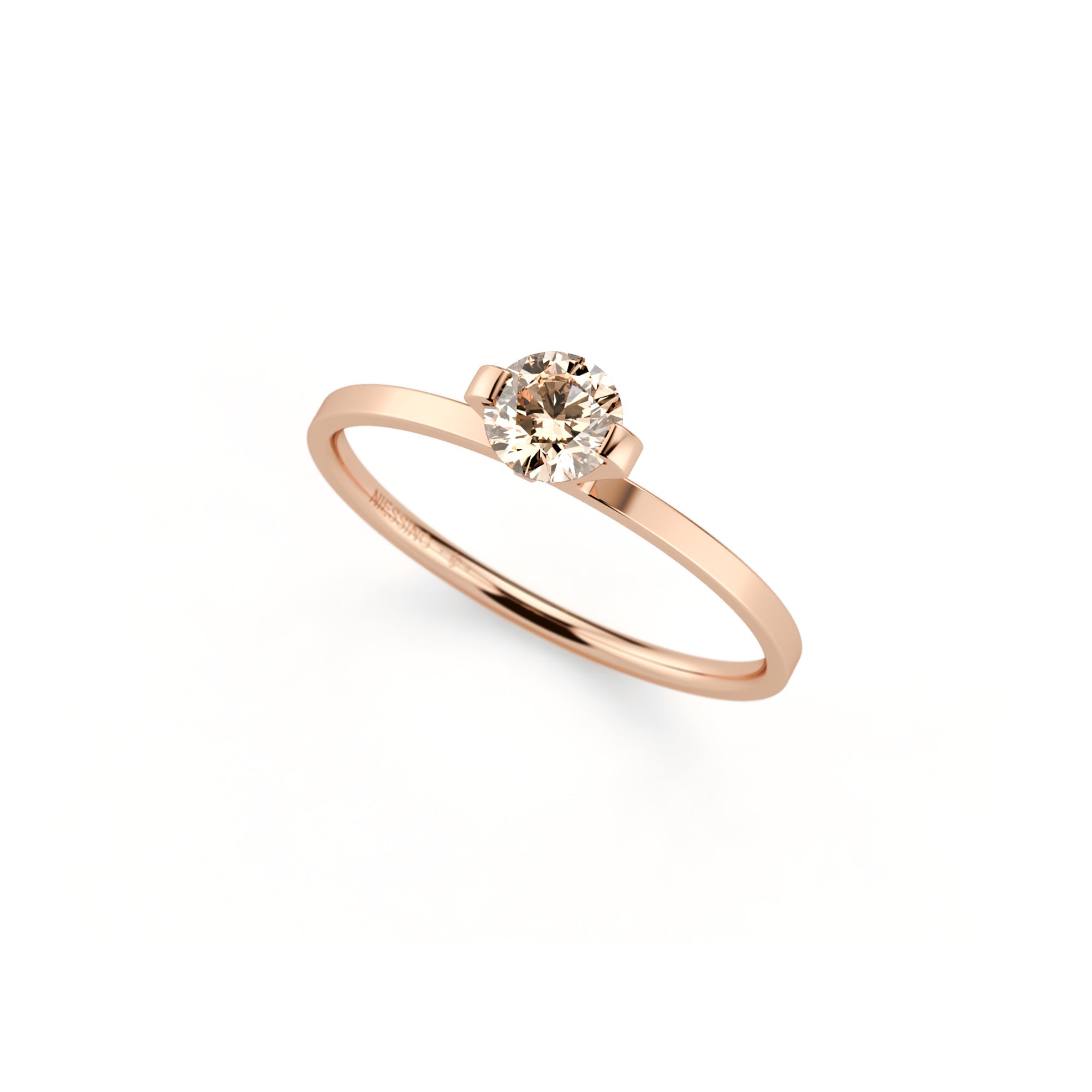 Niessing Princess Ring - N301960-0.3ct (3ct-cinnamon-gloss-cr) mit Diamant