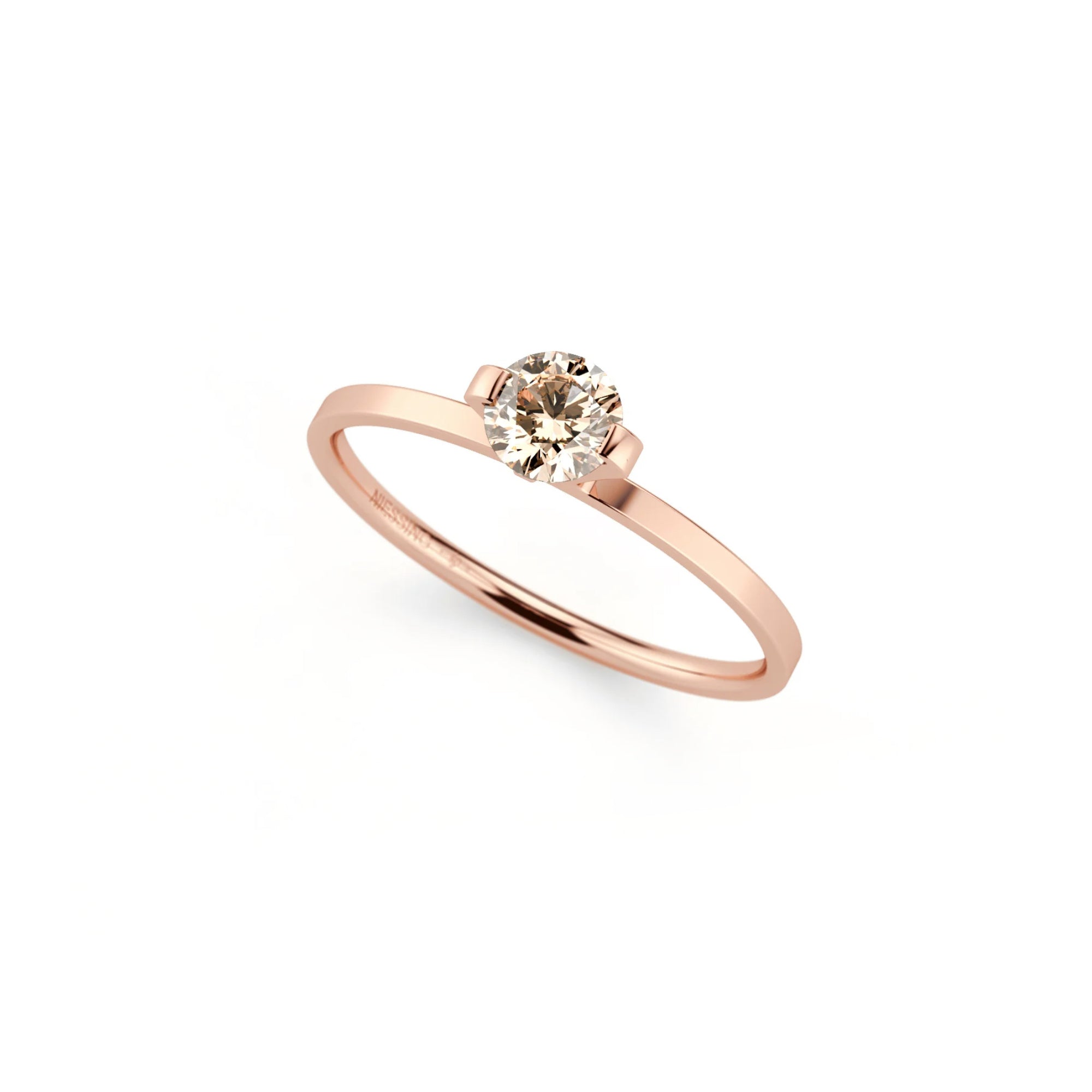 Niessing Princess Ring - N301960-0.3ct (3ct-cinnamon-gloss-sug) mit Diamant