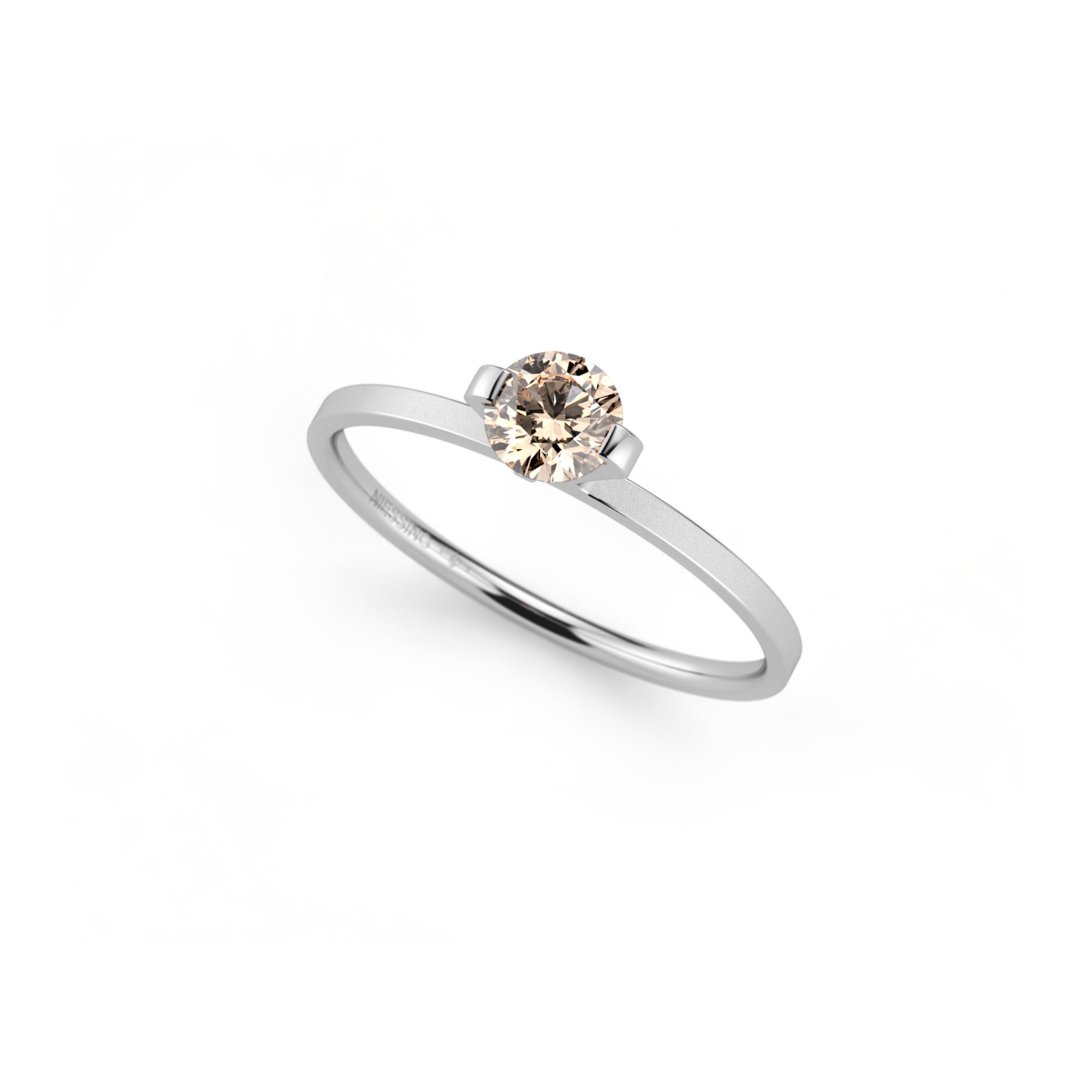 Niessing Princess Ring - N301960-0.3ct (3ct-cinnamon-velvet-pt) aus Platin mit Diamant
