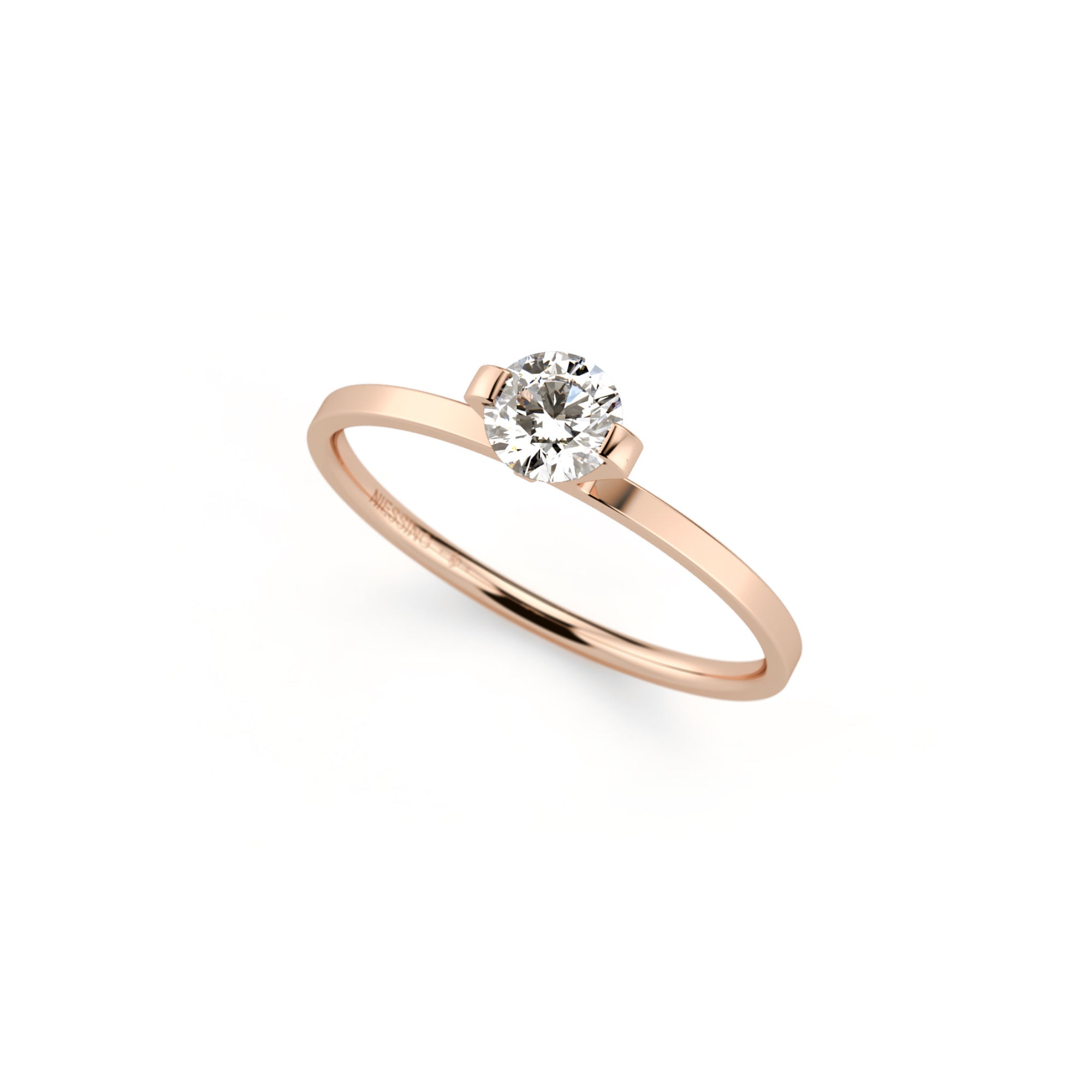 Niessing Princess Ring - N301960-0.3ct (3ct-gvs2-gloss-rw) mit Diamant