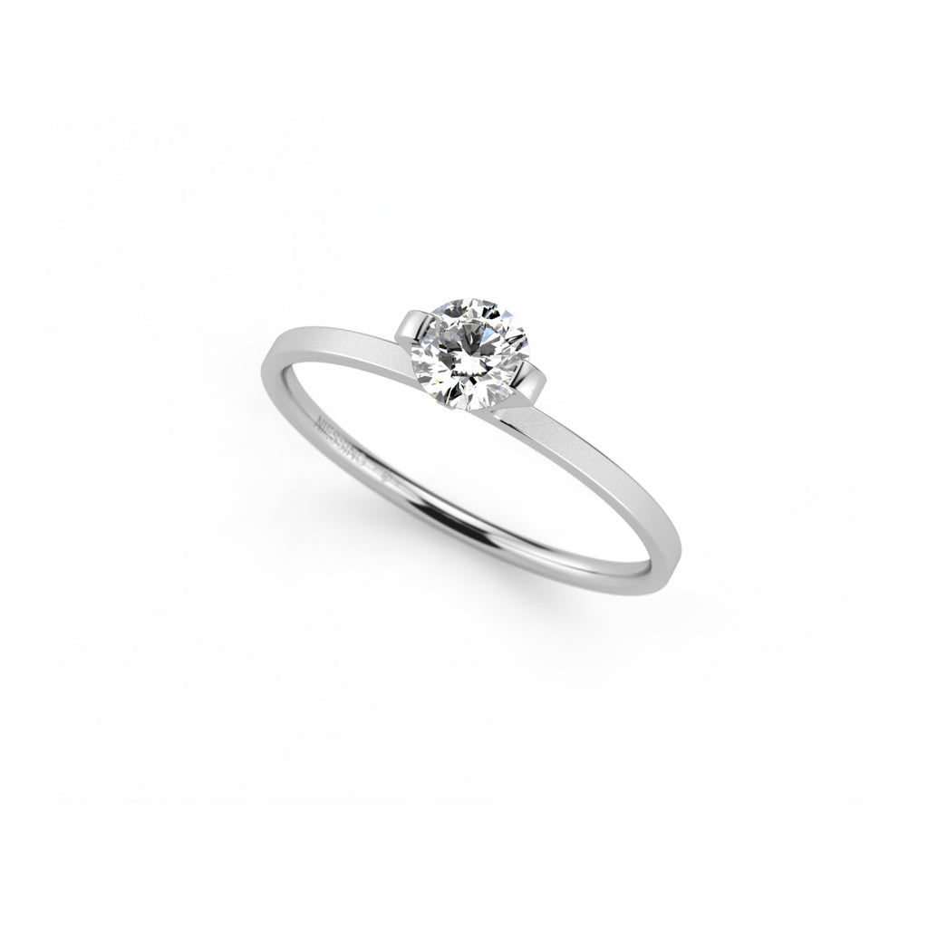 Niessing Princess Ring - N301960-0.3ct (3ct-gvs2-velvet-pt) aus Platin mit Diamant