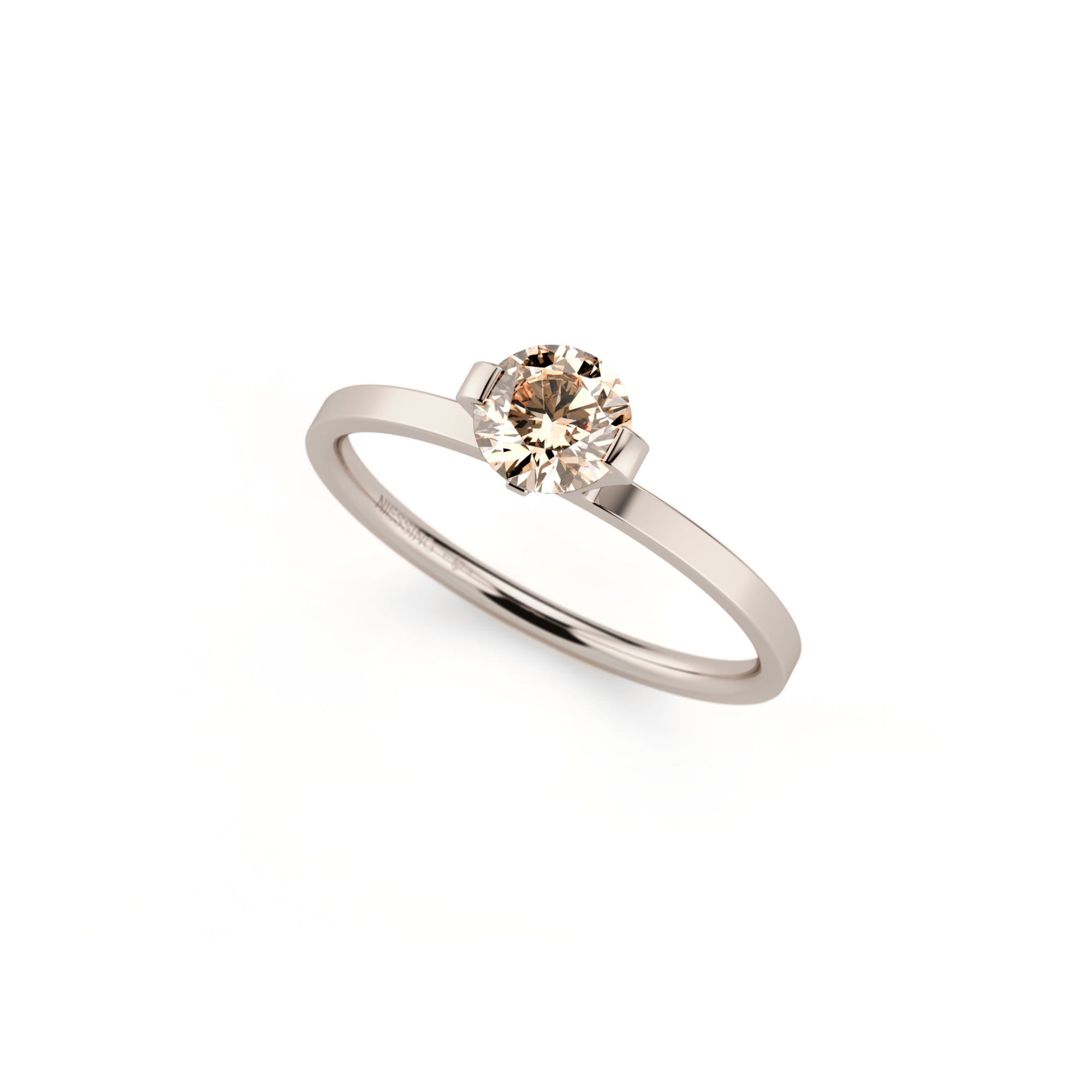 Niessing Princess Ring - N301960-0.5ct (5ct-cinnamon-gloss-fg) mit Diamant