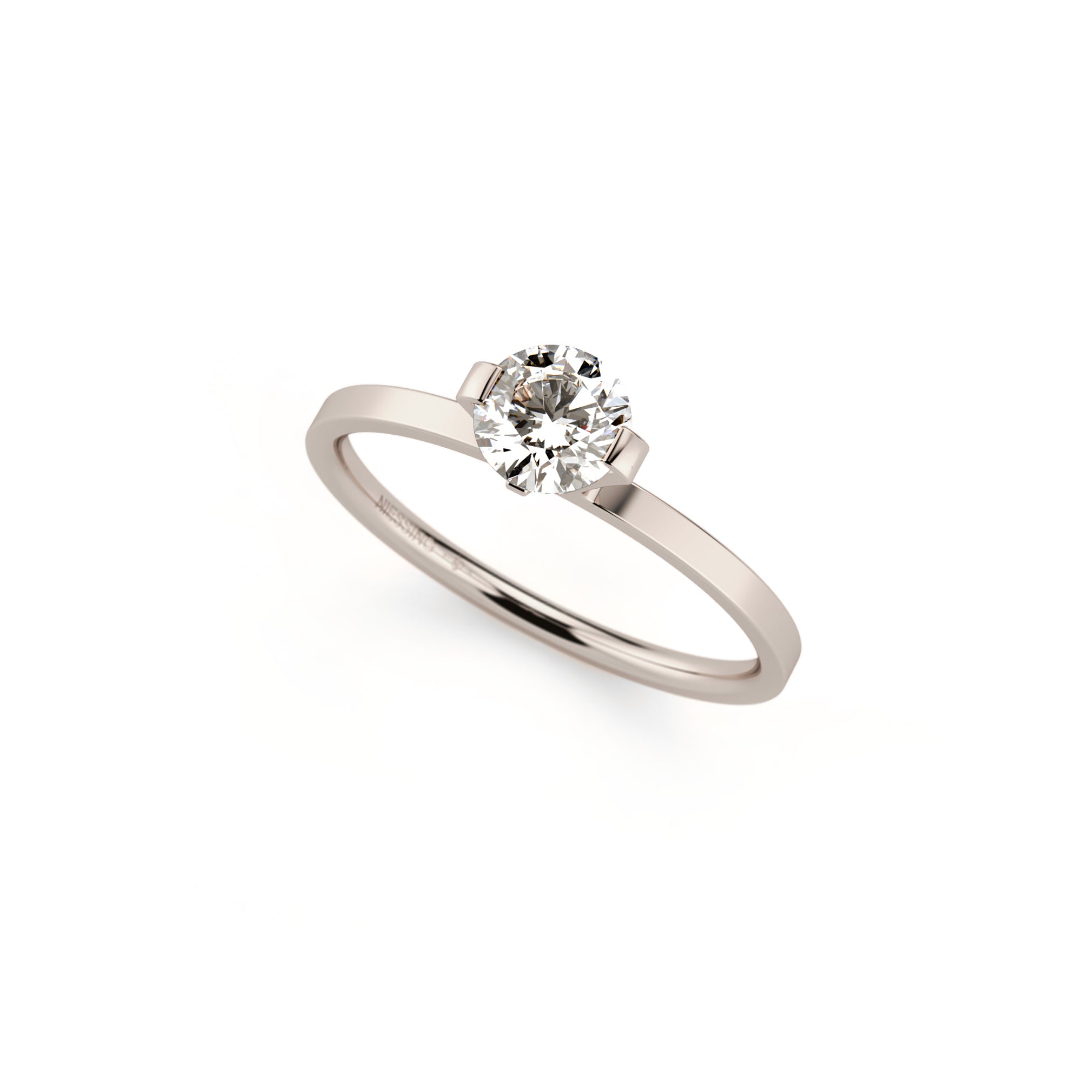 Niessing Princess Ring - N301960-0.5ct (5ct-gvs2-gloss-fg) mit Diamant