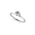 Niessing Princess Ring - N301960-0.5ct (5ct-gvs2-gloss-pt) aus Platin mit Diamant