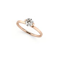 Niessing Princess Ring - N301960-0.5ct (5ct-gvs2-gloss-rw) mit Diamant