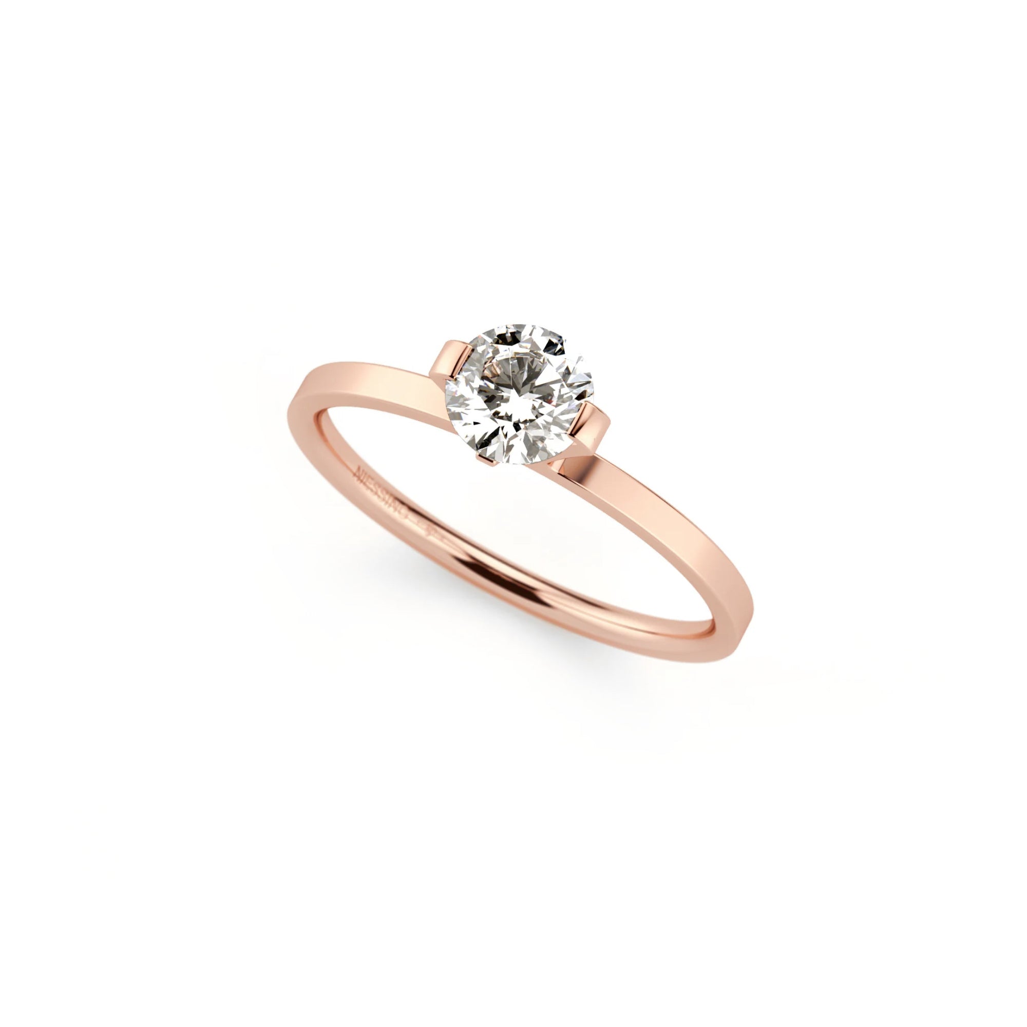 Niessing Princess Ring - N301960-0.5ct (5ct-gvs2-gloss-sug) mit Diamant