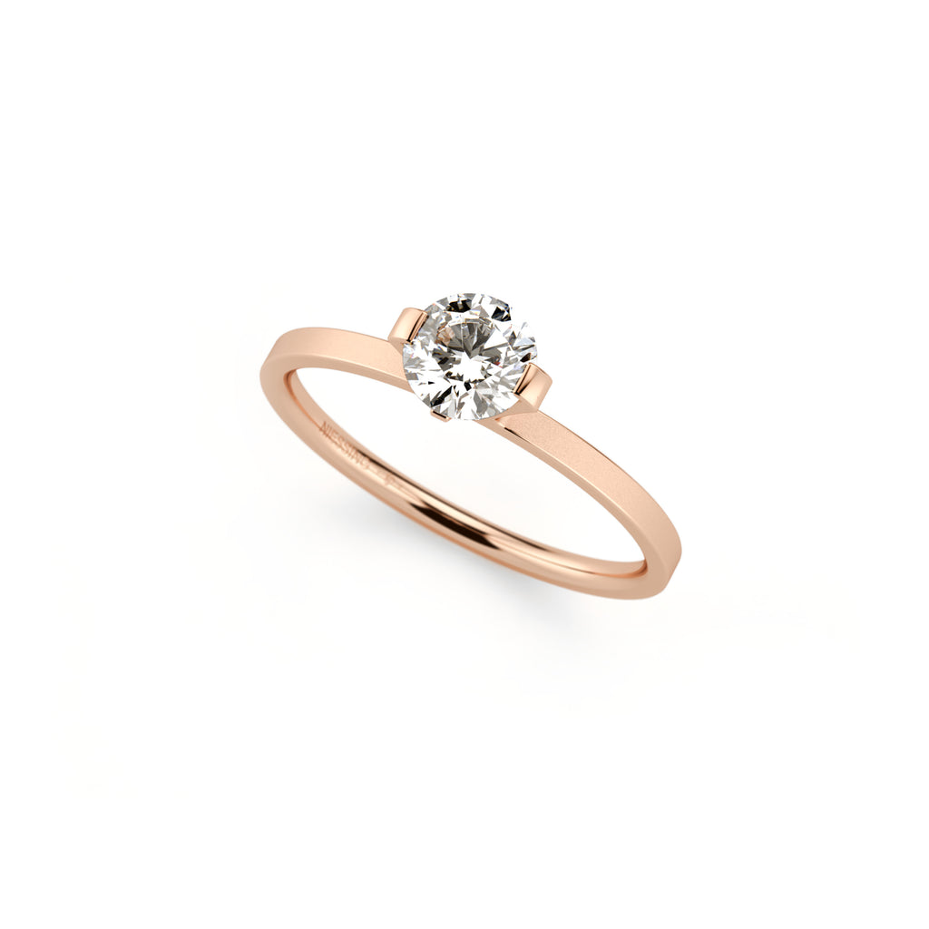 Niessing Princess Ring - N301960-0.5ct (5ct-gvs2-velvet-cr) mit Diamant