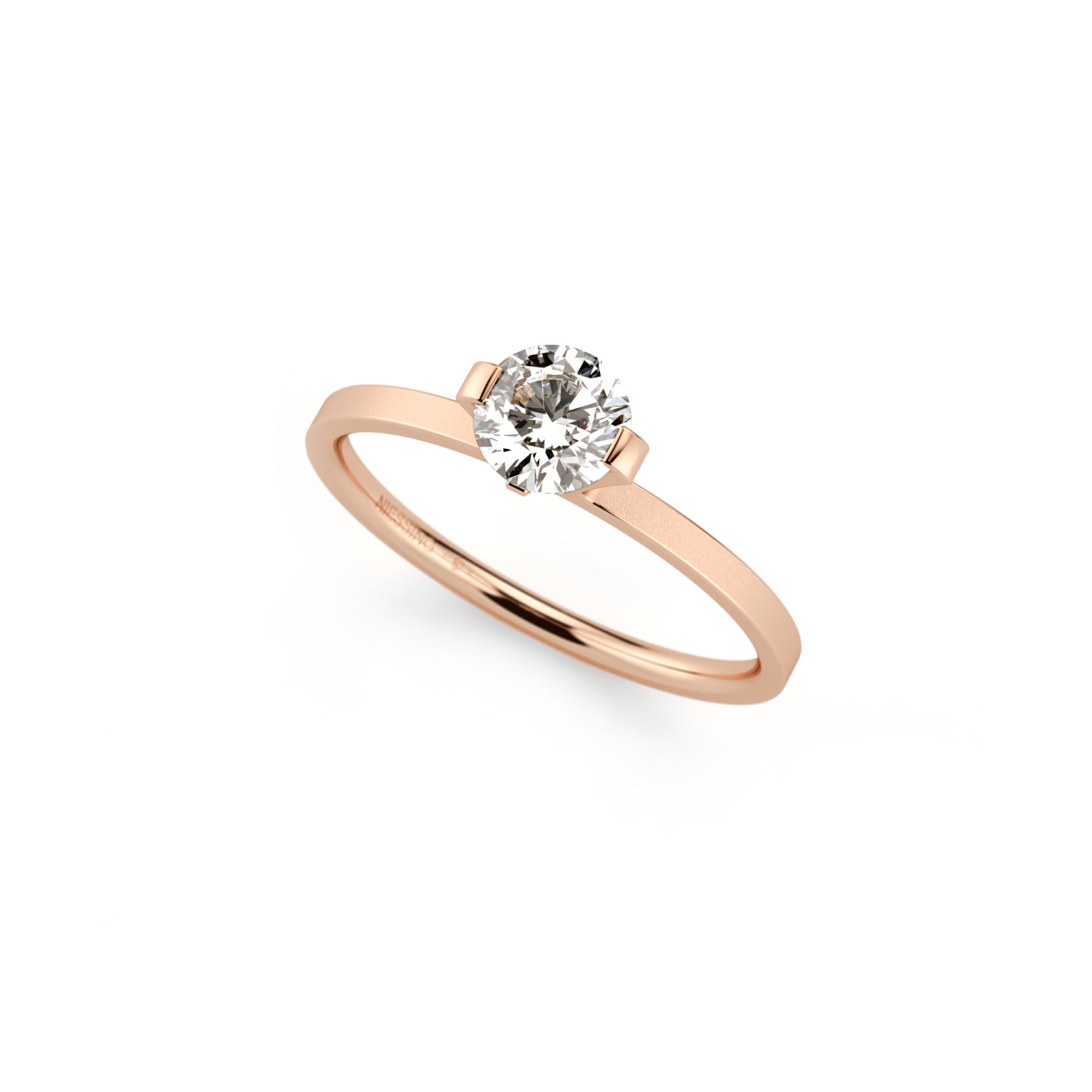 Niessing Princess Ring - N301960-0.5ct (5ct-gvs2-velvet-cr) mit Diamant