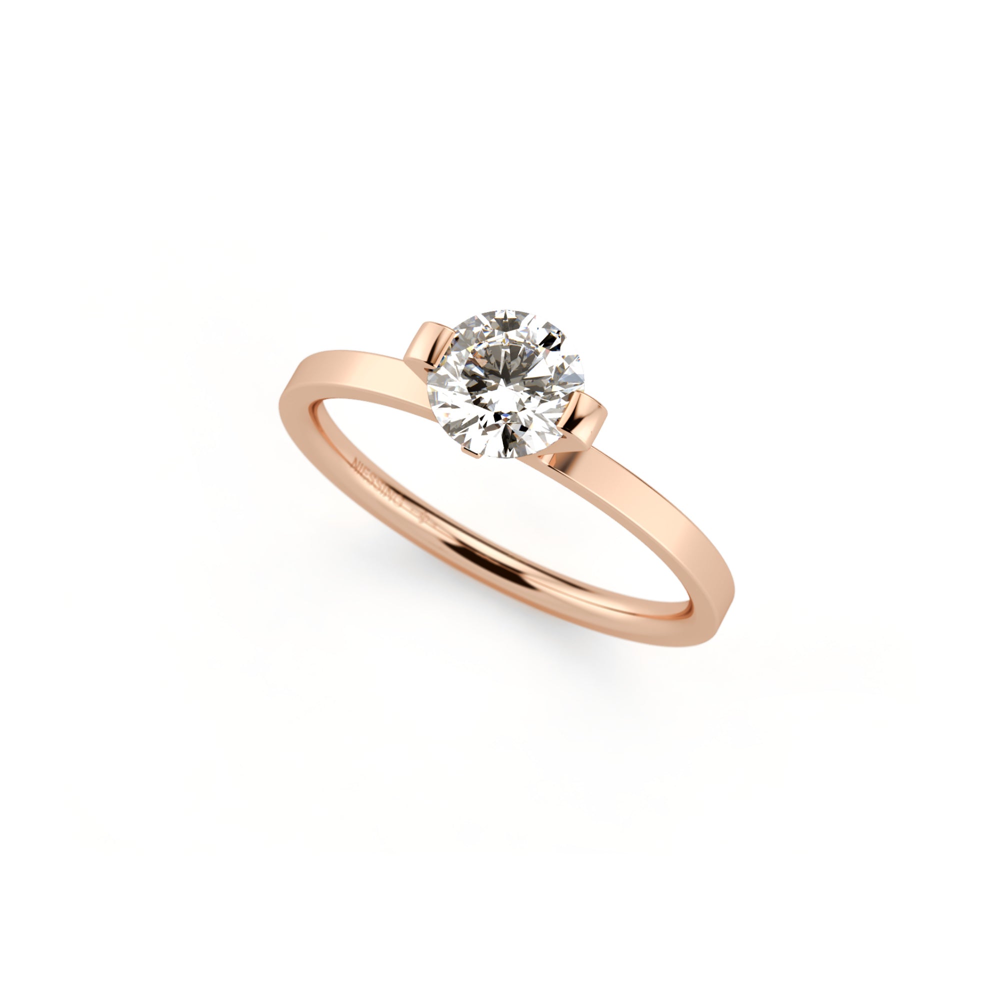 Niessing Princess Ring - N301960-0.7ct (7ct-gvs2-gloss-cr) mit Diamant