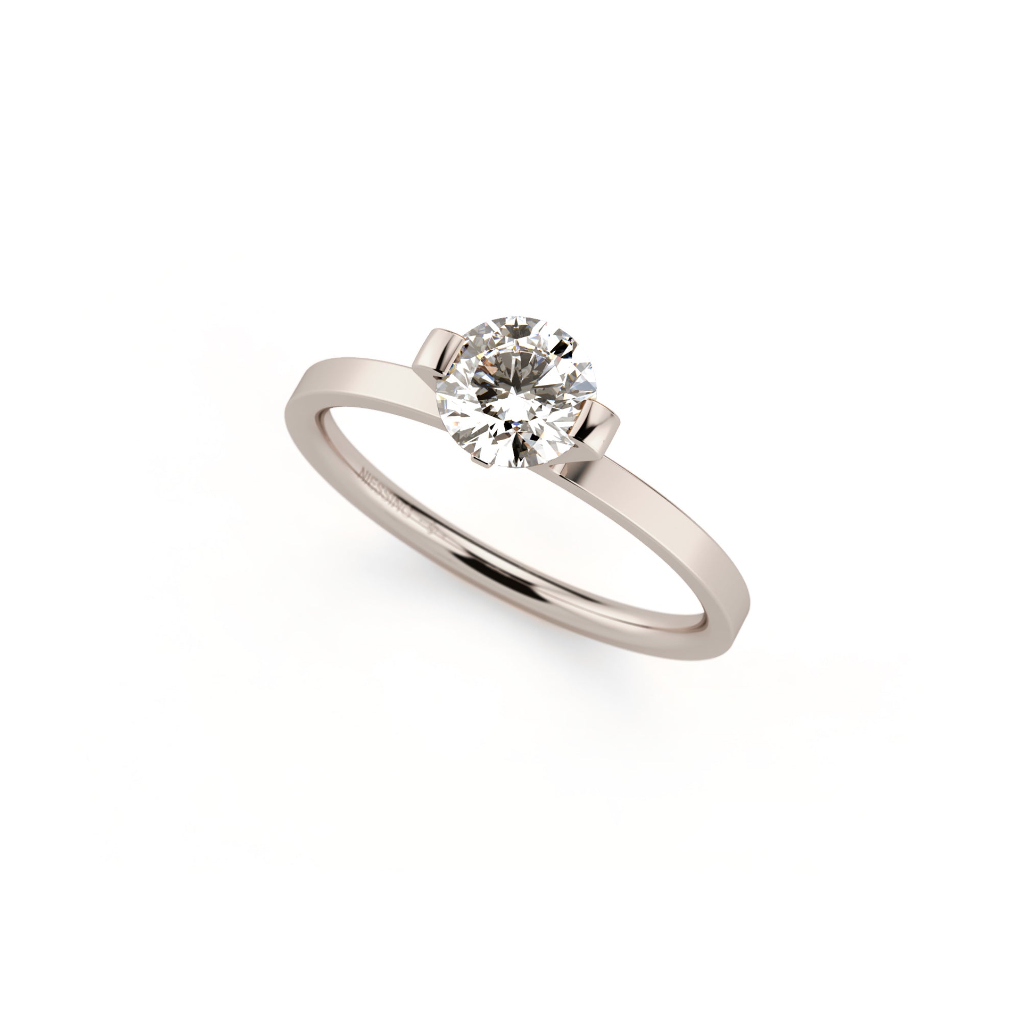 Niessing Princess Ring - N301960-0.7ct (7ct-gvs2-gloss-fg) mit Diamant