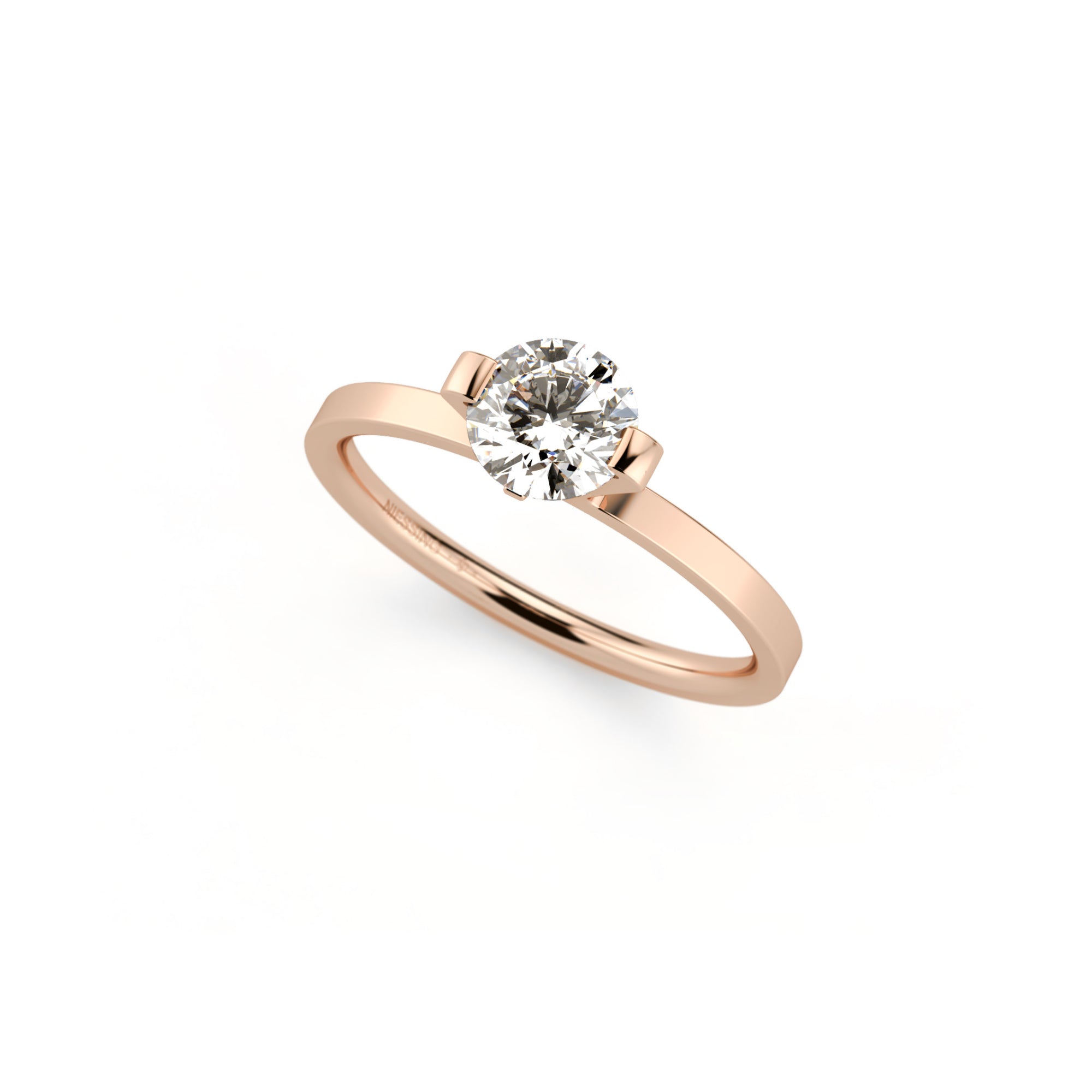 Niessing Princess Ring - N301960-0.7ct (7ct-gvs2-gloss-rw) mit Diamant