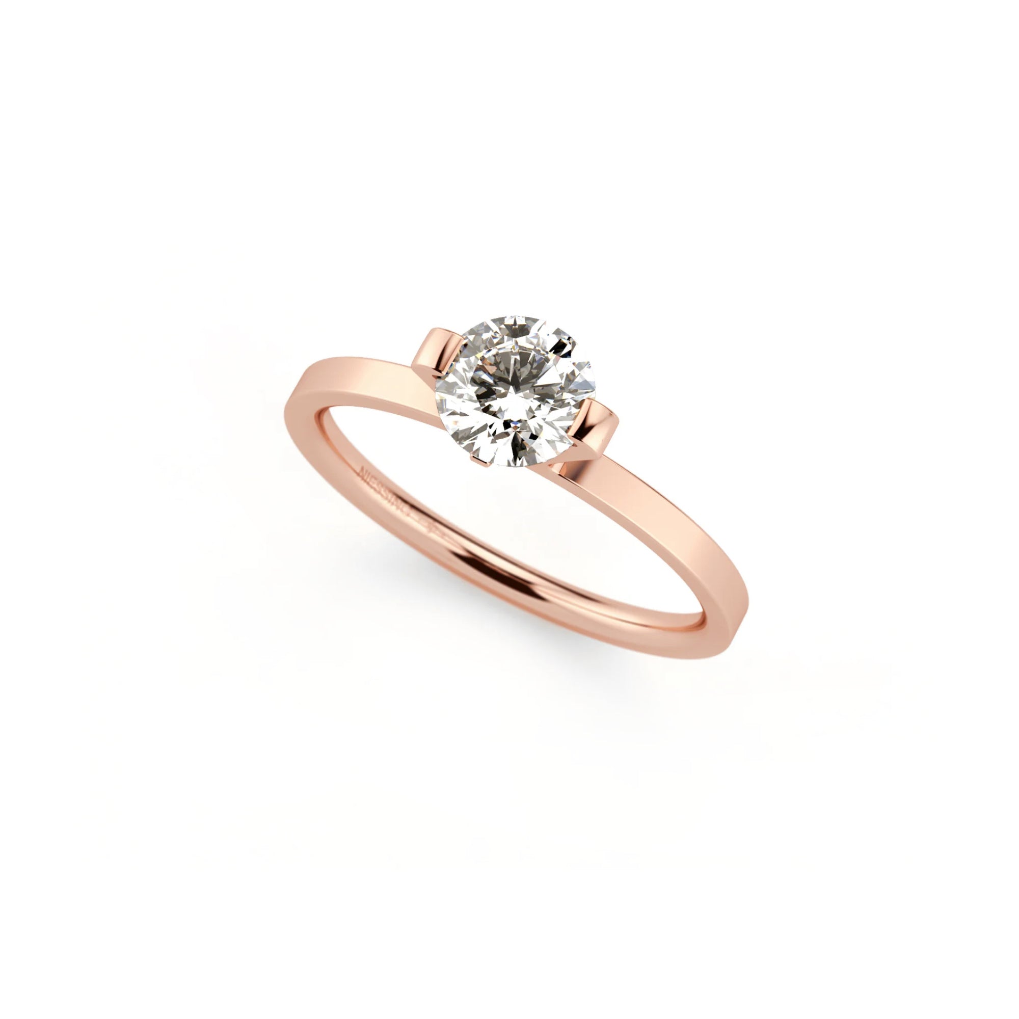 Niessing Princess Ring - N301960-0.7ct (7ct-gvs2-gloss-sug) mit Diamant
