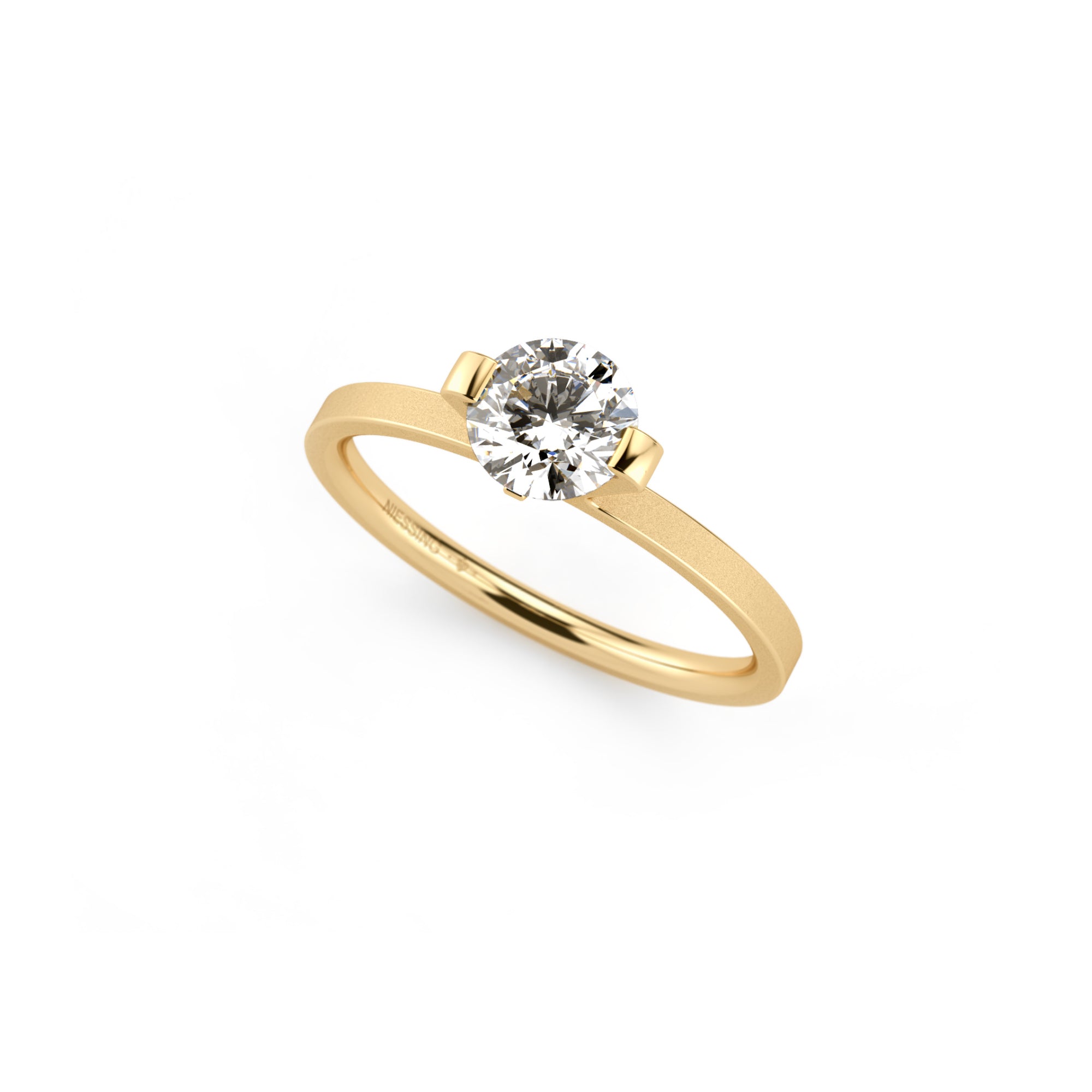 Niessing Princess Ring - N301960-0.7ct (7ct-gvs2-velvet-cy) mit Diamant