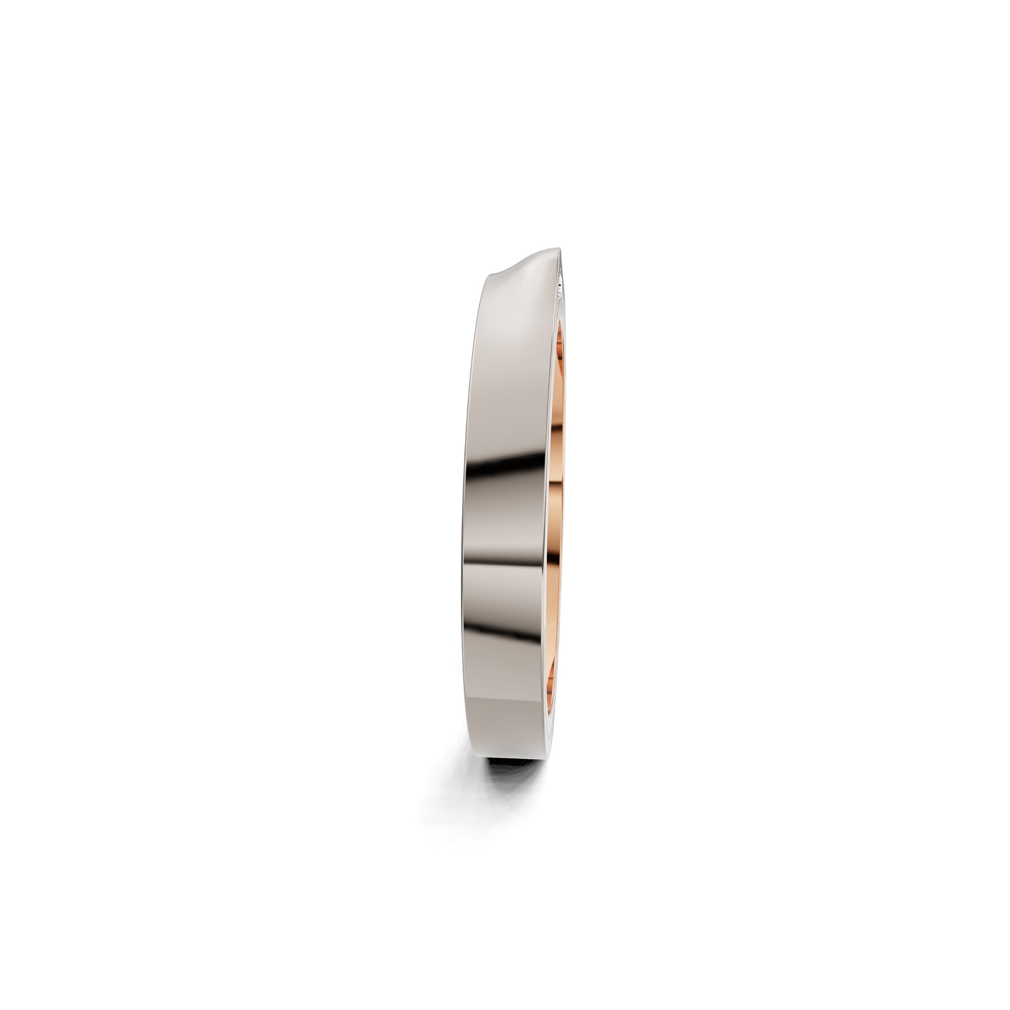 Niessing Refugium Trauring (N351536-3mm-gloss-cr-fg) mit Diamant