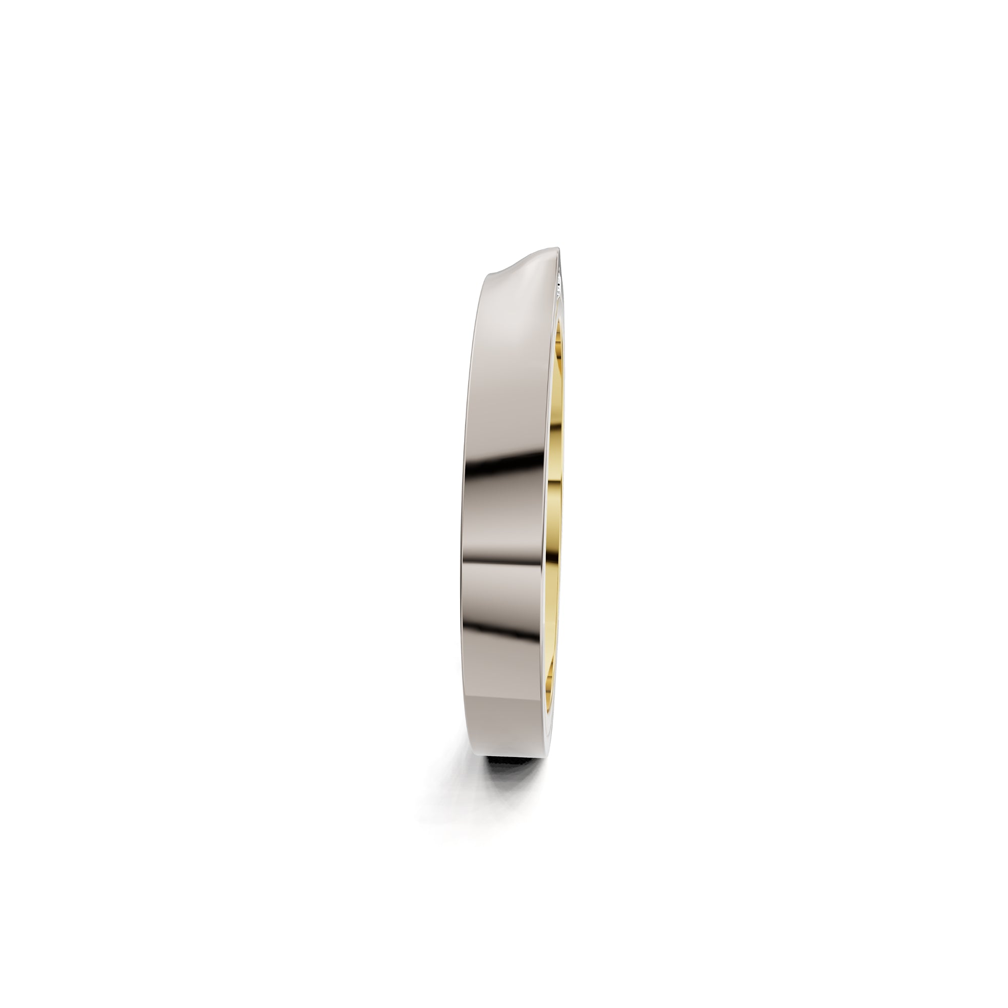 Niessing Refugium Trauring (N351536-3mm-gloss-cy-fg) mit Diamant