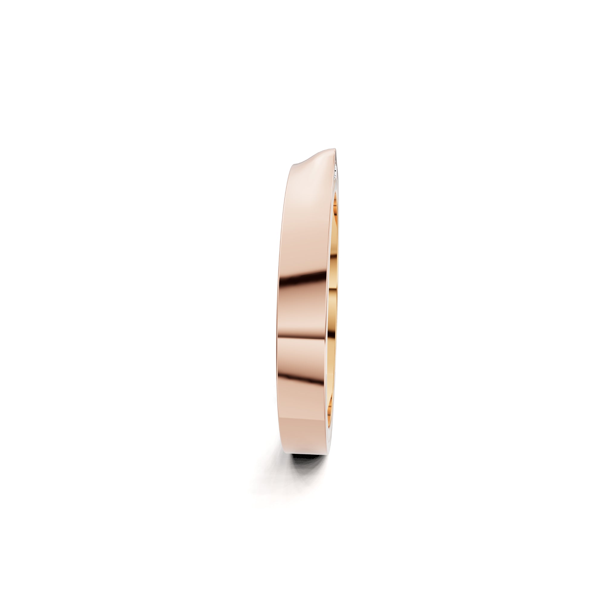 Niessing Refugium Trauring (N351536-3mm-gloss-fr-sug) mit Diamant
