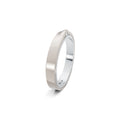 Niessing Refugium Trauring (N351536-3mm-gloss-pt-fg) aus Platin mit Diamant