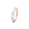Niessing Refugium Trauring (N351536-3mm-gloss-sug-pt) aus Platin mit Diamant