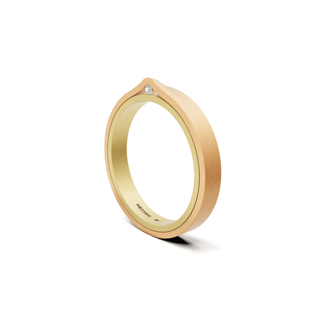 Niessing Refugium Trauring (N351536-3mm-nature-cy-fr) mit Diamant