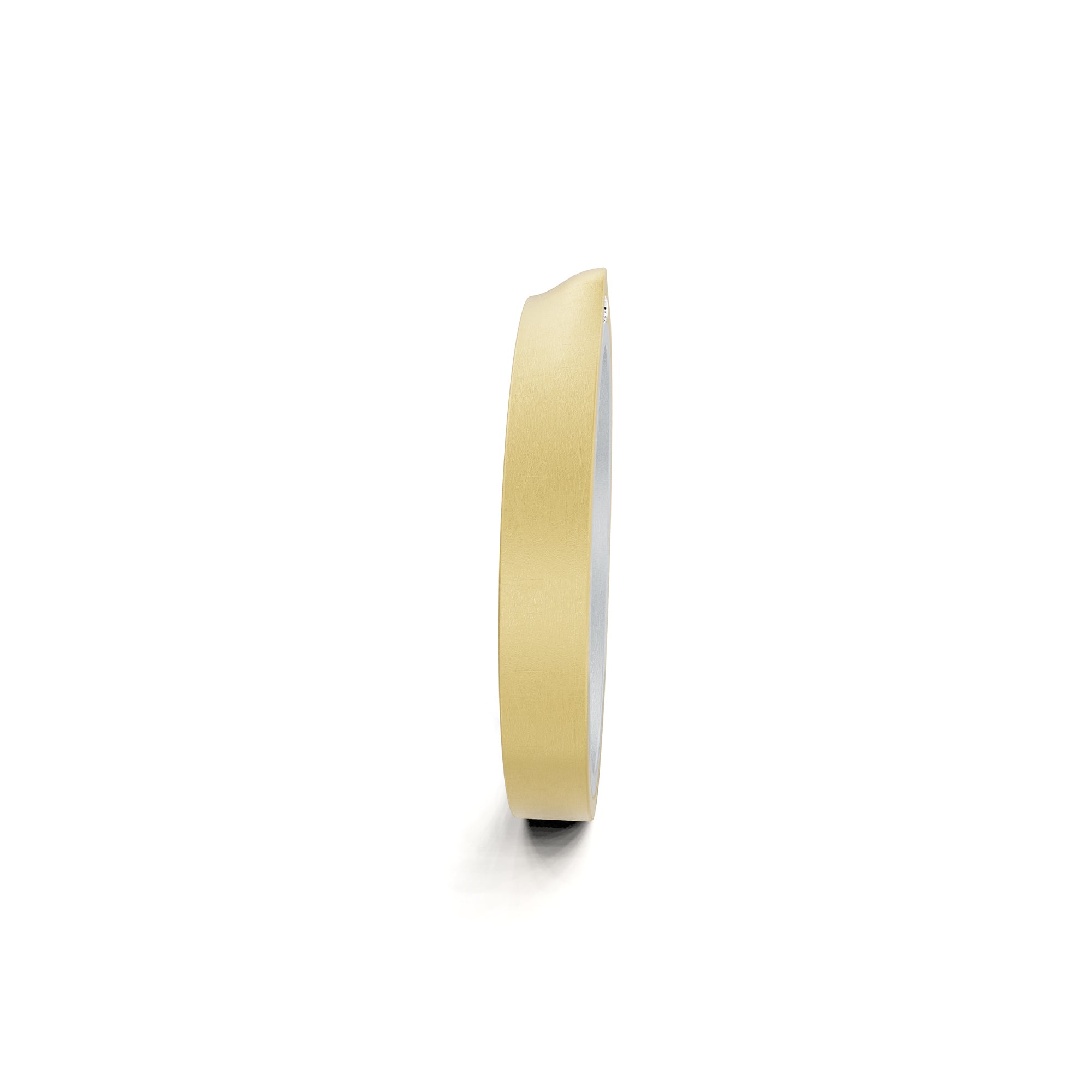 Niessing Refugium Trauring (N351536-3mm-nature-pt-cy) aus Platin mit Diamant